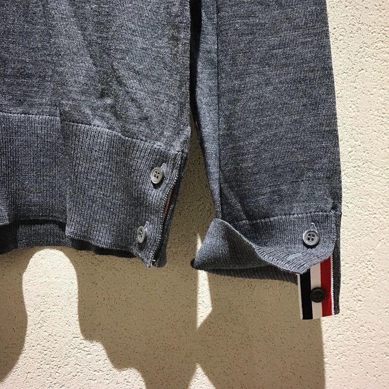 Thom Browne Thom Browne Knitted cardigan with high collar Size US M / EU 48-50 / 2 - 4 Thumbnail