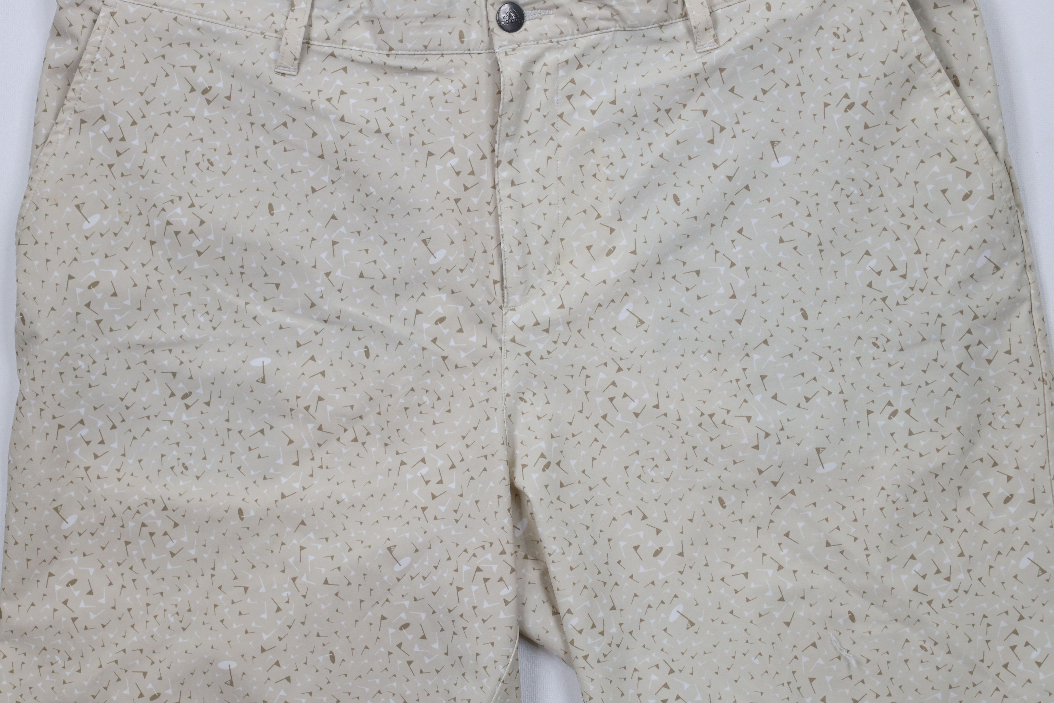 Adidas × Vintage Adidas Golf Over Print Stretch Golfing Chino Shorts Beige Size US 38 / EU 54 - 3 Thumbnail