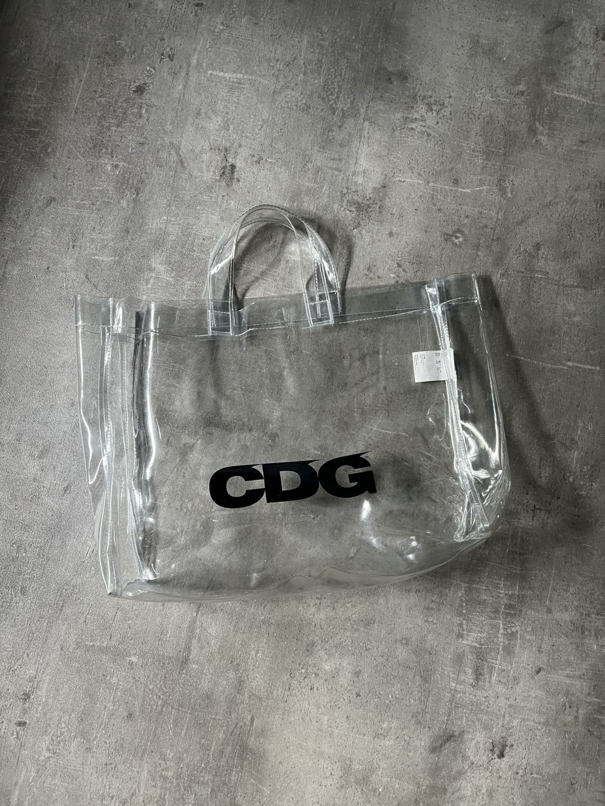 Comme des Garcons Comme des Garcons PVC transparent tote bag rare Size ONE SIZE - 1 Thumbnail