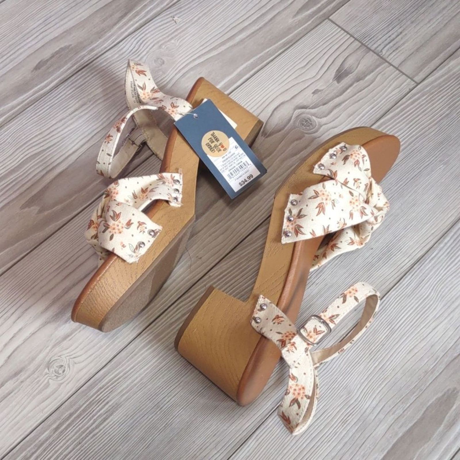 Other (43-2177) Women's Eleanor Heels - Universal Thread Cream 11 Size US 11 / IT 41 - 4 Thumbnail