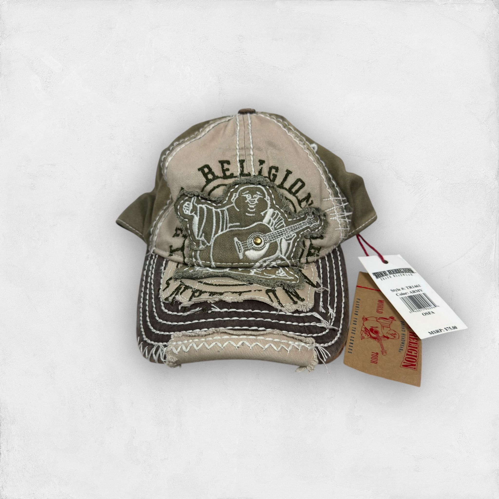 Japanese Brand × True Religion × Vintage True Religion vintage Big Buddha Strapback Adjustable Cap Size ONE SIZE - 1 Thumbnail