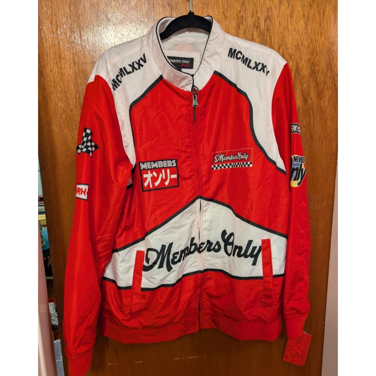 Members Only NEW MEMBERS ONLY Sport Men's Jacket Team Racing Windbreaker Size US L / EU 52-54 / 3 - 2 Thumbnail
