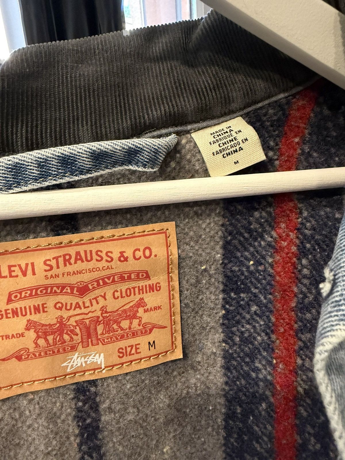 Levi's × Stussy Stussy Levis Embossed Praglad Trucker Jacket Size US M / EU 48-50 / 2 - 4 Thumbnail