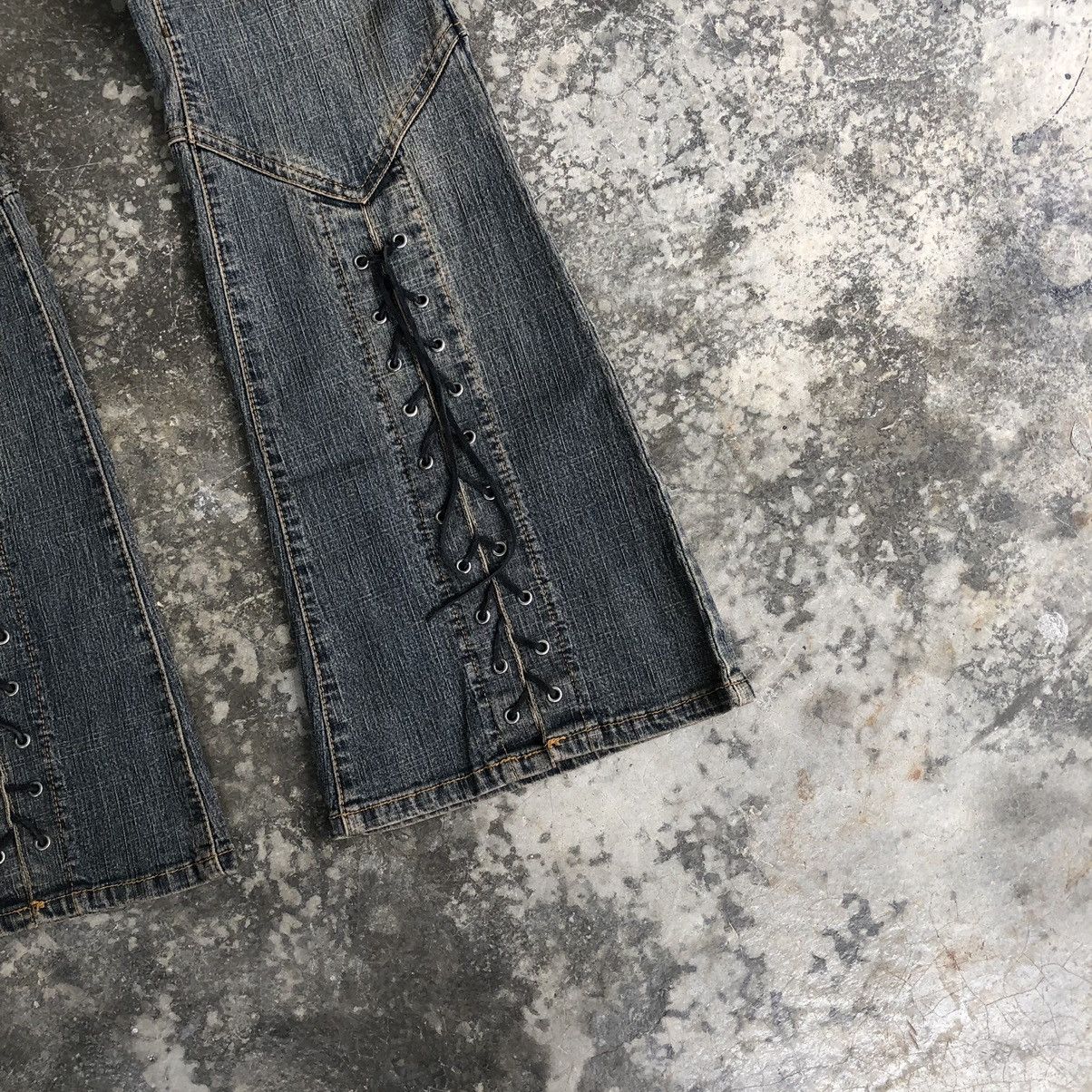 Japanese Brand × Vintage × semanticdesign Vintage Zana Di flare jeans 🍒 Size US 32 / EU 48 - 3 Thumbnail