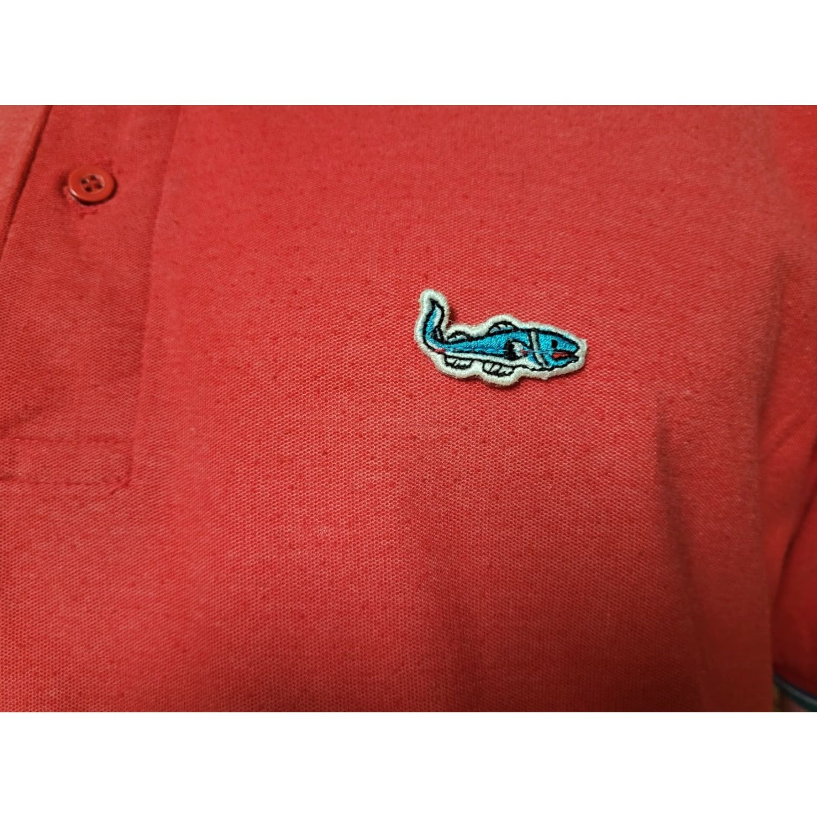 Baracuta VINTAGE Baracuta Polo Shirt XL Red Men Polo 70s Fish Golf Shirt Size US XL / EU 56 / 4 - 2 Thumbnail
