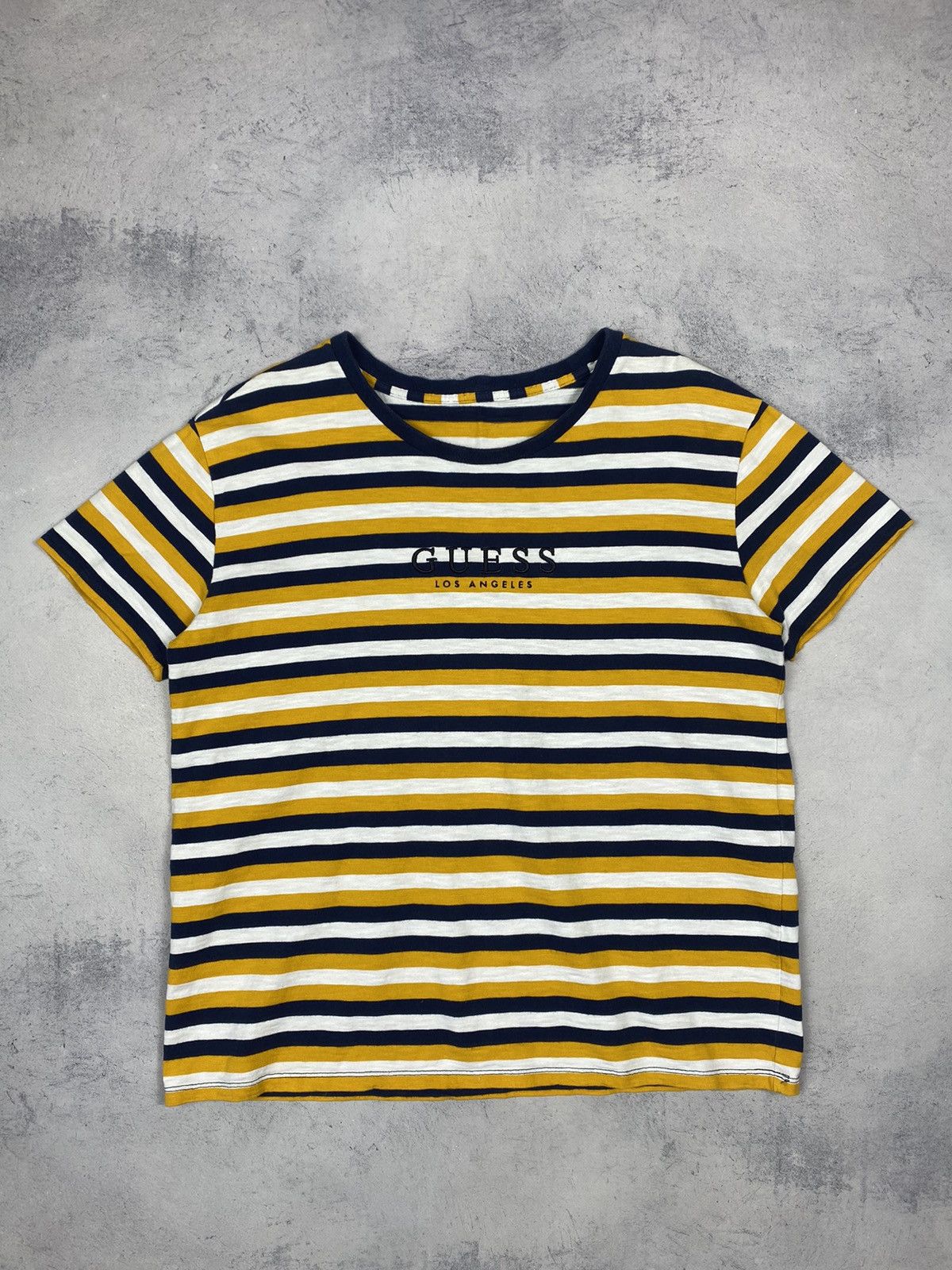 Guess Guess Los Angeles Striped T Shirt Size L / US 10 / IT 46 - 2 Thumbnail