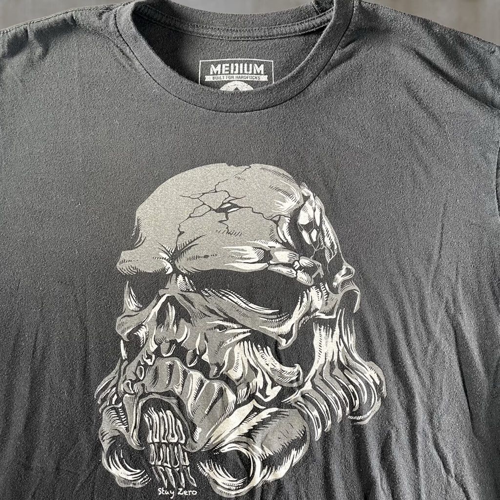 Vintage Zero Foxtrot Shirt Mens Medium Star Wars Recondo Trooper Storm Trooper Crew Neck Black Cotton Short Sleeve T-Shirt 2020s Men Star Wars Theme Size US M / EU 48-50 / 2 - 1 Thumbnail