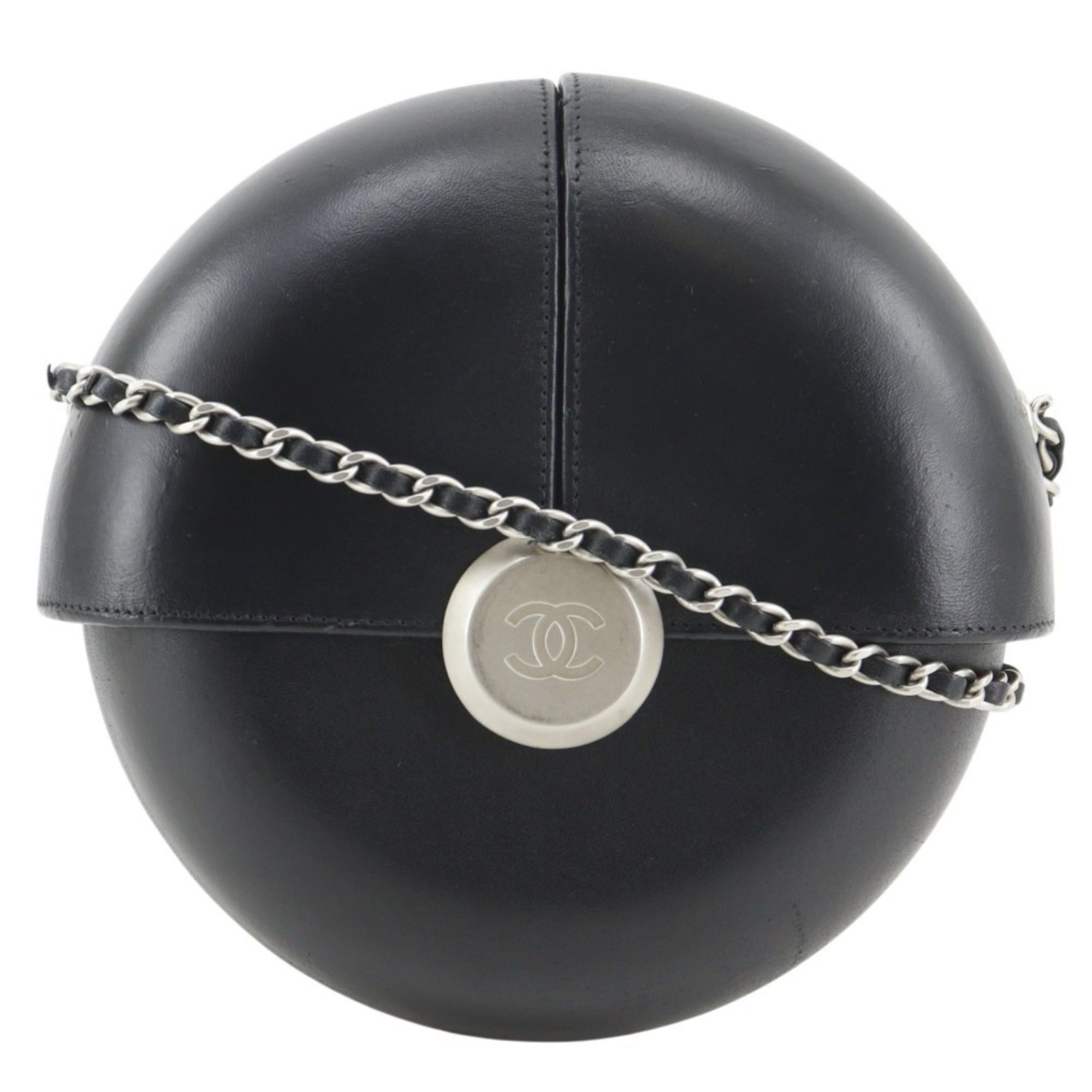 Chanel Chanel Chain Shoulder Bag, Evening in the Air, Leather, Black, Magnetic Closure, Women's. Size ONE SIZE - 1 Thumbnail
