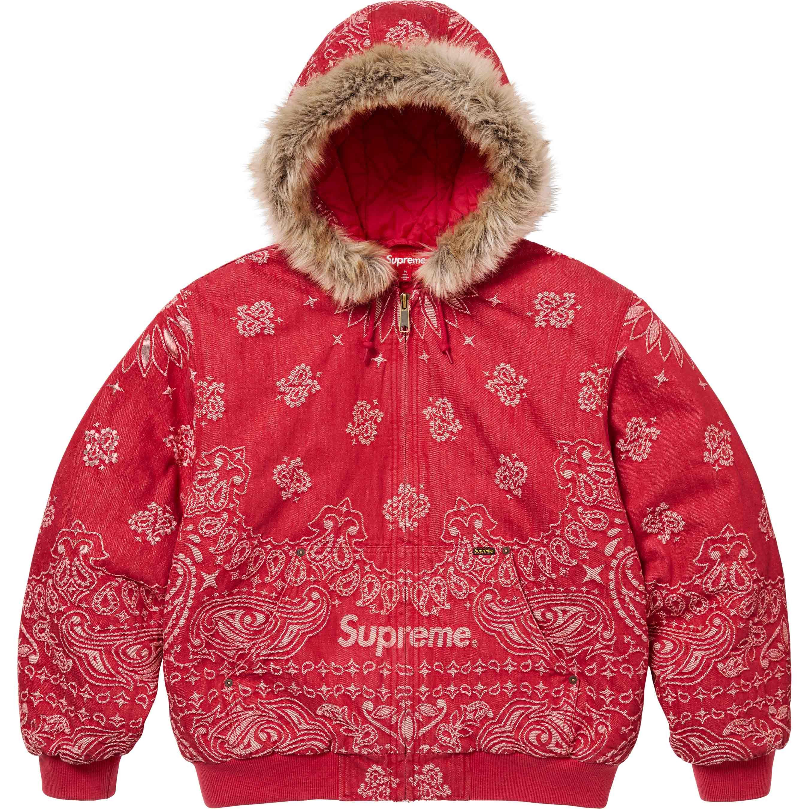 トップス AOI Embroidered Hooded Work Jacket XL AOI Embroidered Hooded Work Jacket : r/Supreme