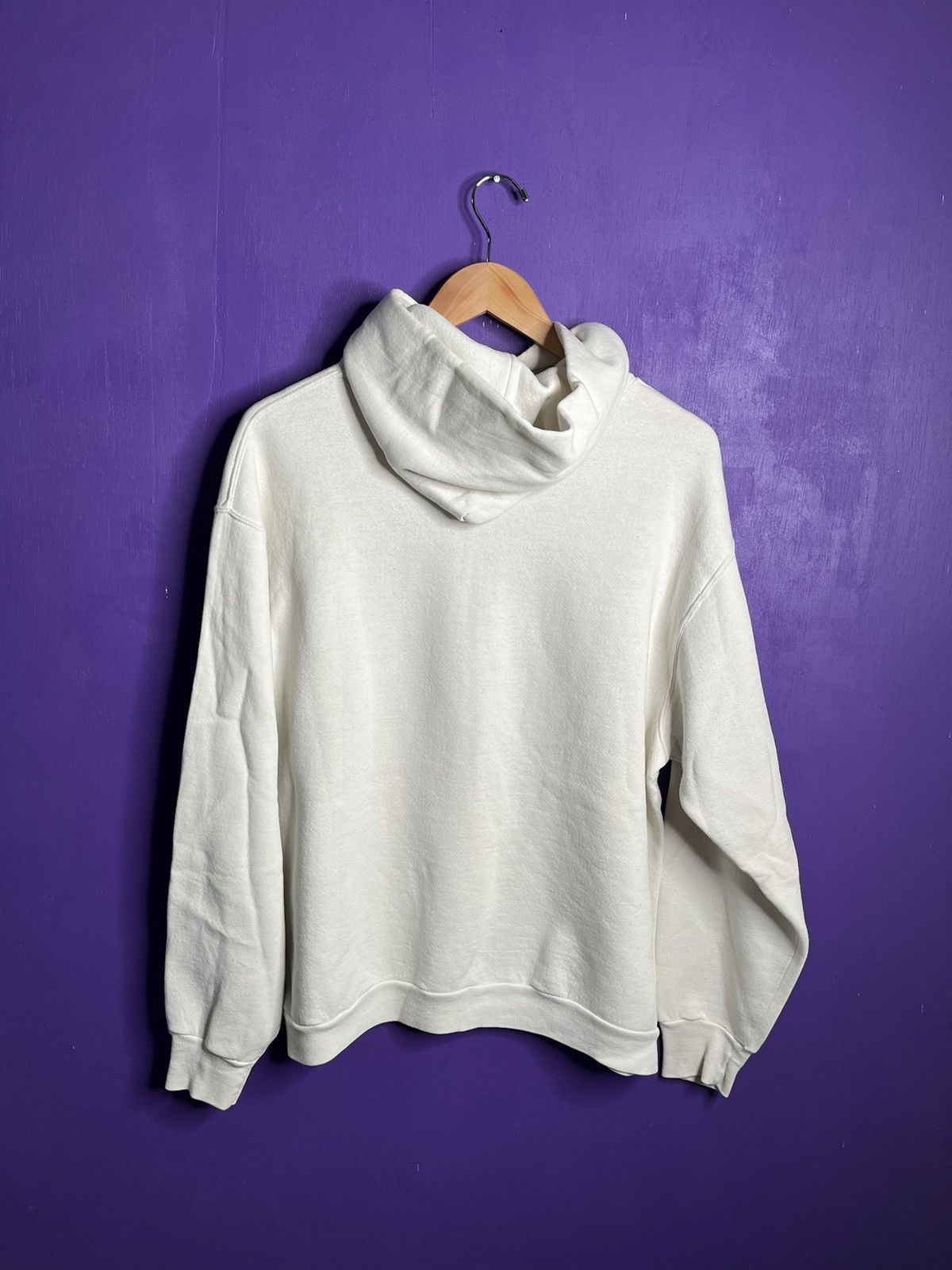 Vintage Vintage 90s Stanford spellout white hoodie Size US L / EU 52-54 / 3 - 2 Thumbnail