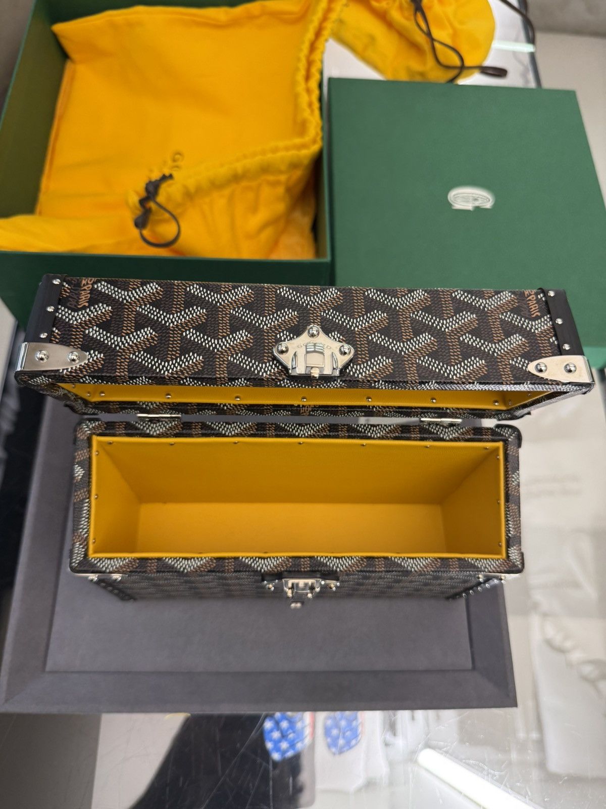 Goyard Goyard Trunk Bag Crossbody Black NEW + Shoulder strap Size ONE SIZE - 11 Thumbnail