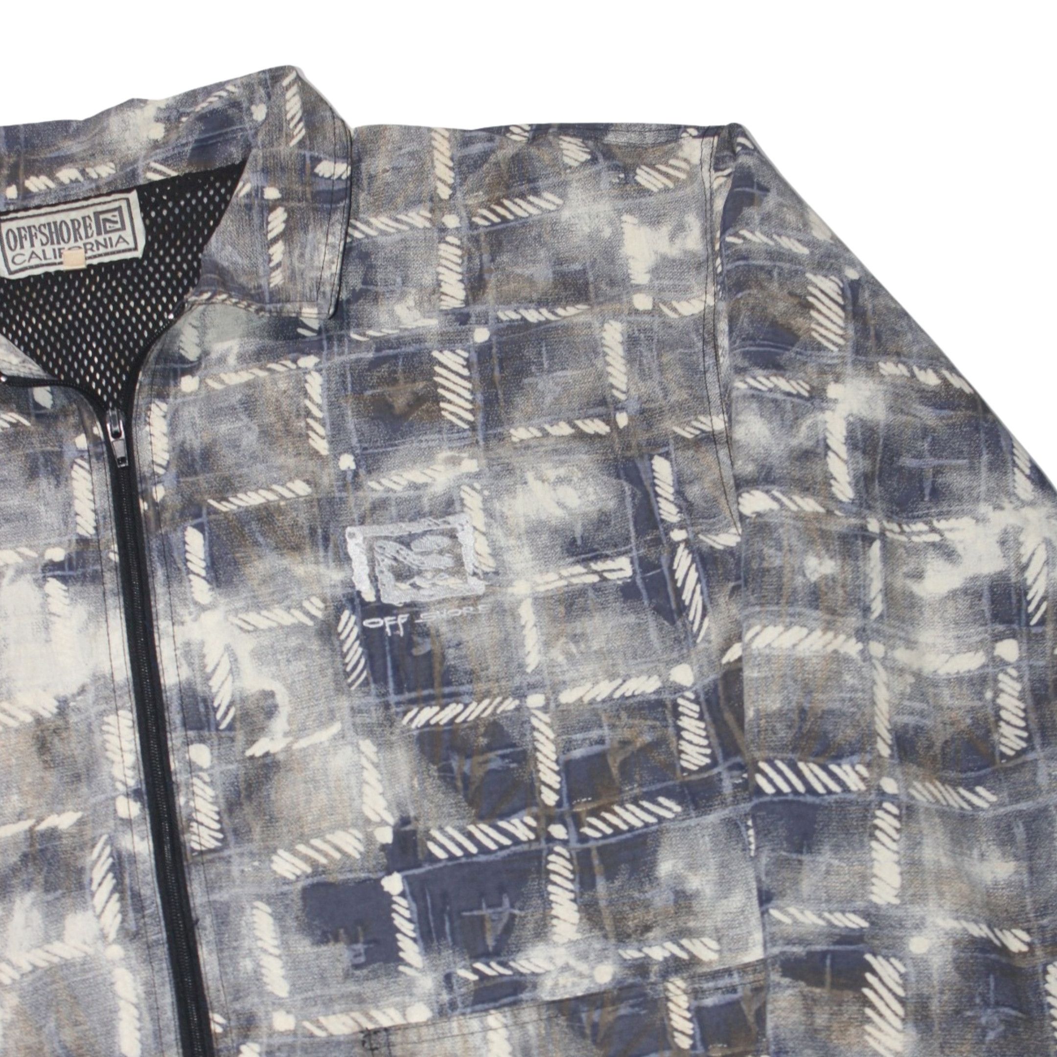 Vintage VINTAGE OFFSHORE CALIFORNIA AOP ZIP WINDCHEATER JACKET Size US XL / EU 56 / 4 - 4 Thumbnail