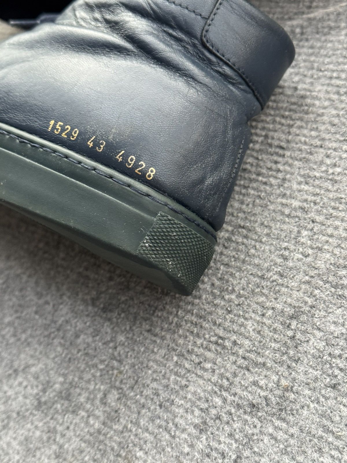 Common Projects Achilles high navy Size US 10 / EU 43 - 5 Thumbnail