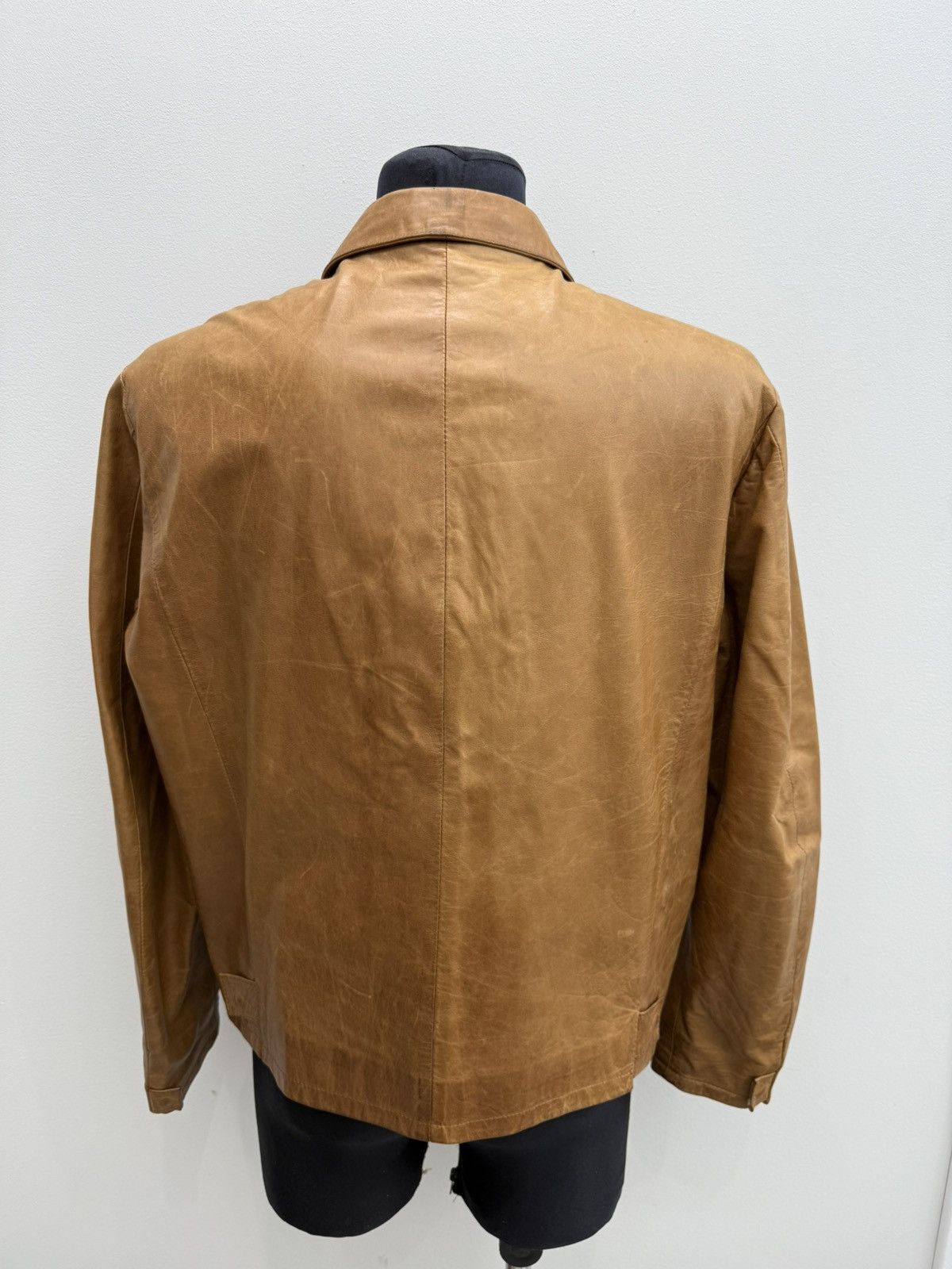Vintage Vintage Italian Lampo Fiocchi Genuine Leather Jacket Size US M / EU 48-50 / 2 - 2 Thumbnail