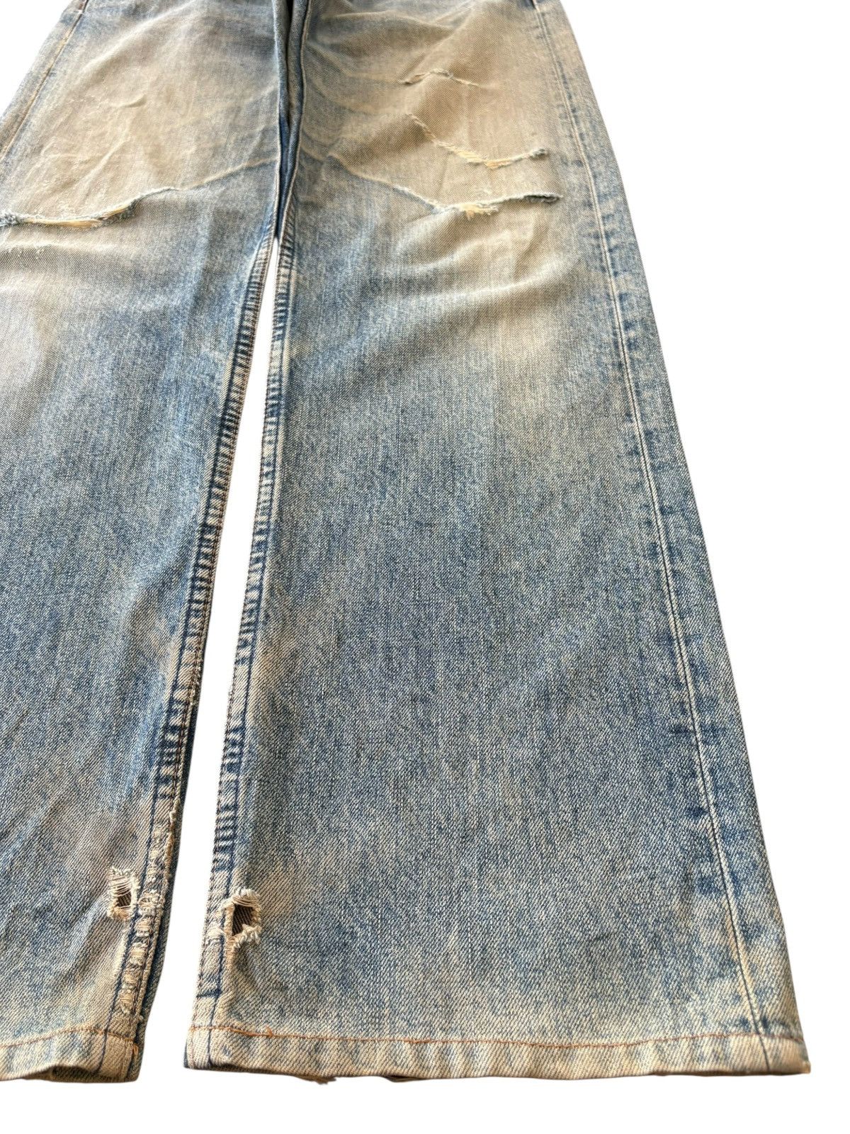 Levi's Vintage 90s Levis 503 Rusty Mud Wash Distress Baggy Jeans Size US 31 - 7 Thumbnail