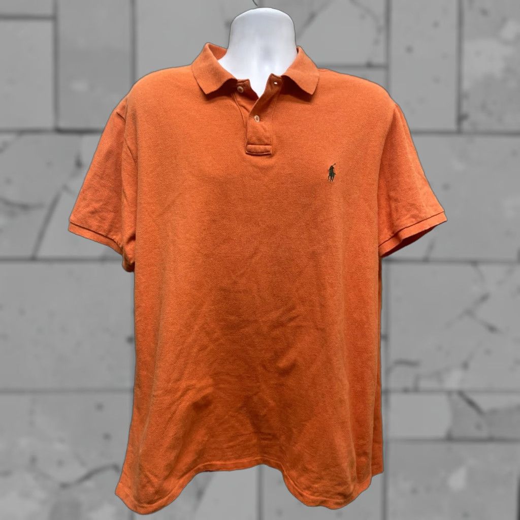 Polo Ralph Lauren Polo Ralph Lauren Custom Fit Golf Polo Orange Mens 2XL Size US XXL / EU 58 / 5 - 1 Thumbnail