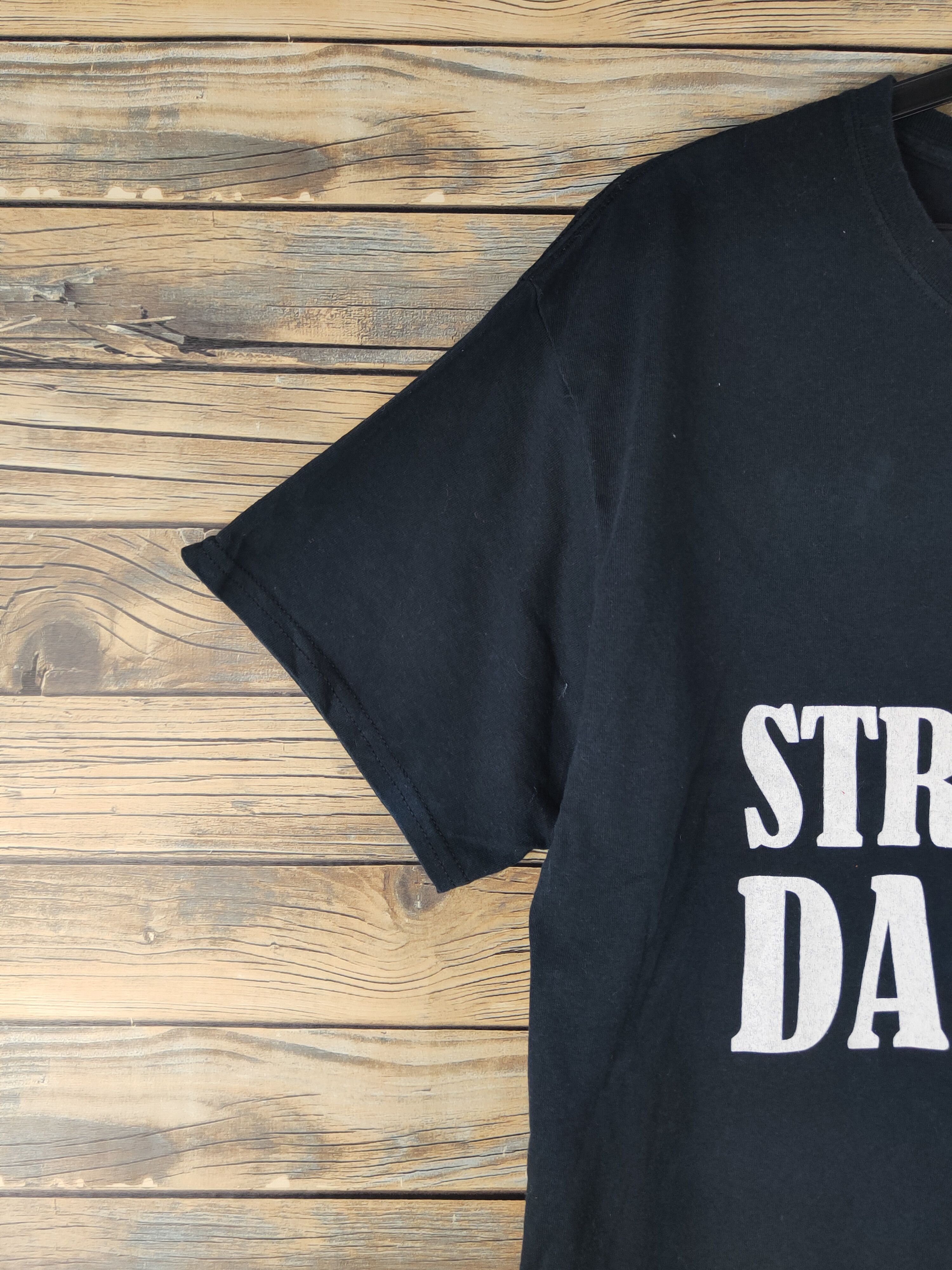 Band Tees DL Stranger Danger 55 Black Short Sleeve T-shirt #2176 Size US L / EU 52-54 / 3 - 4 Thumbnail