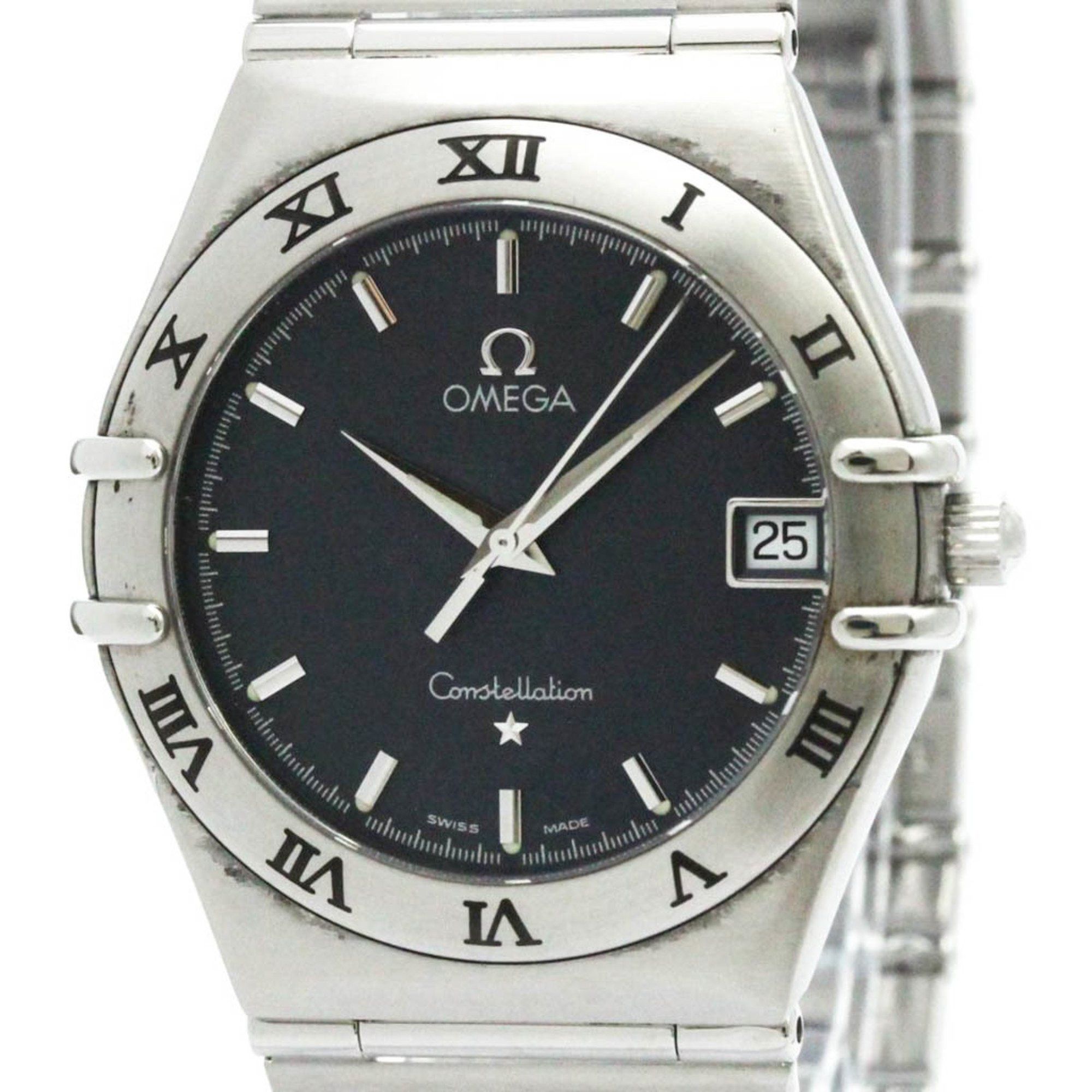 Polished OMEGA Constellation Stainless Steel Quartz Mens Watch 1512.40 BF580538