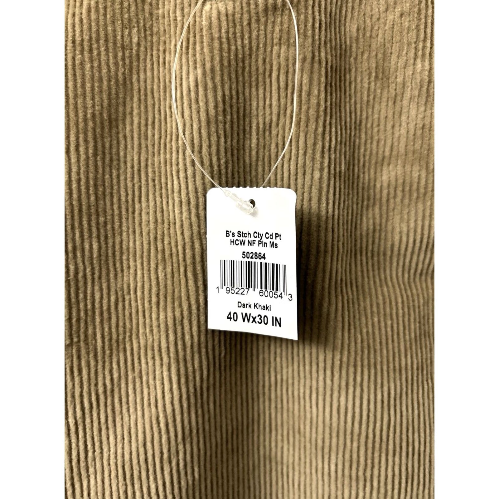 Vintage VINTAGE? No. LL Bean Country Corduroy Pants Mens 40x30 Tan Comfort Waist Trousers NWT 502864 Size US 40 / EU 56 - 5 Thumbnail