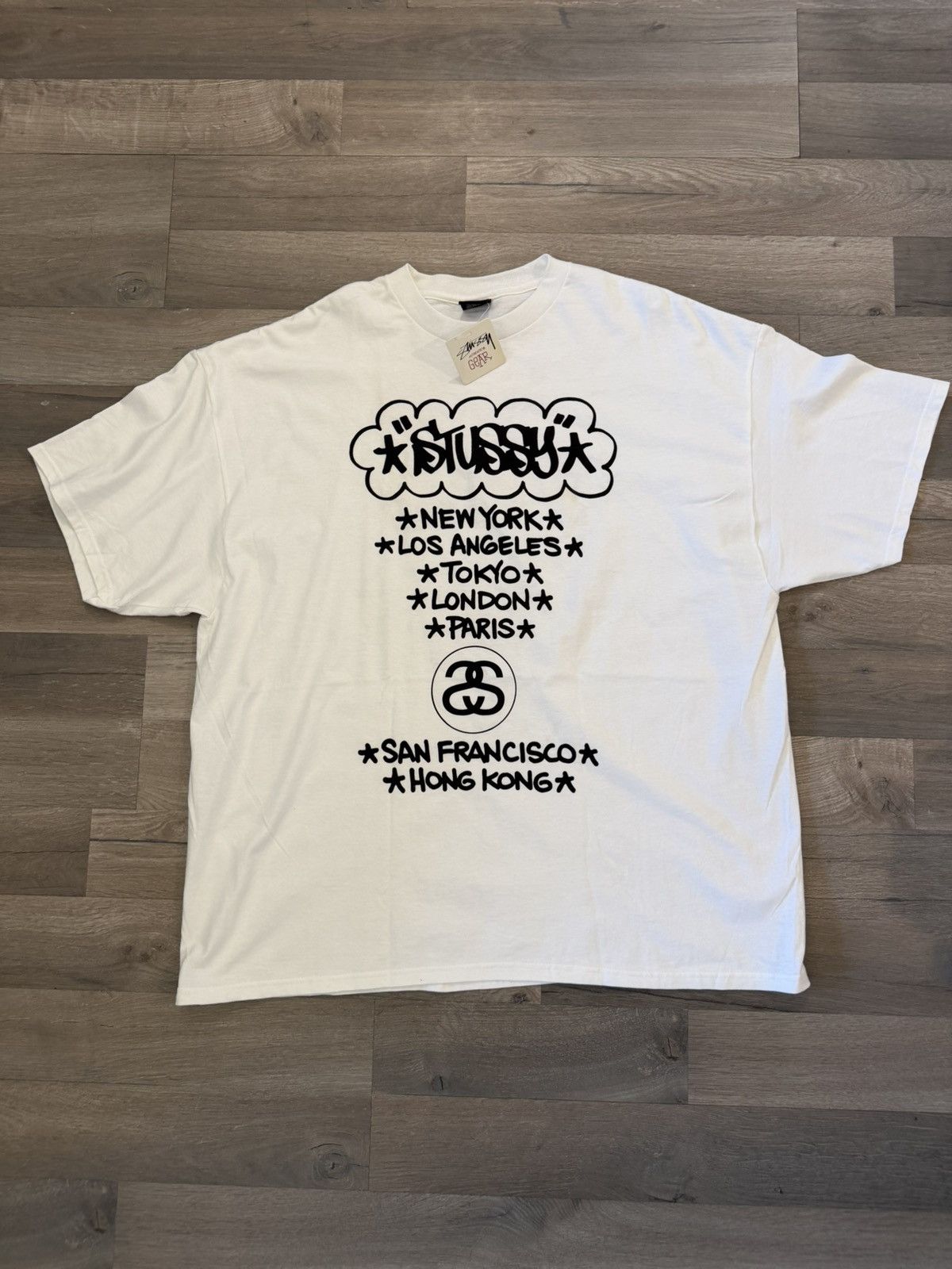 Haze × Pro-Keds × Stussy Vintage Stussy x Haze World Tour T-Shirt Limited Edition Size US XXL / EU 58 / 5 - 1 Thumbnail