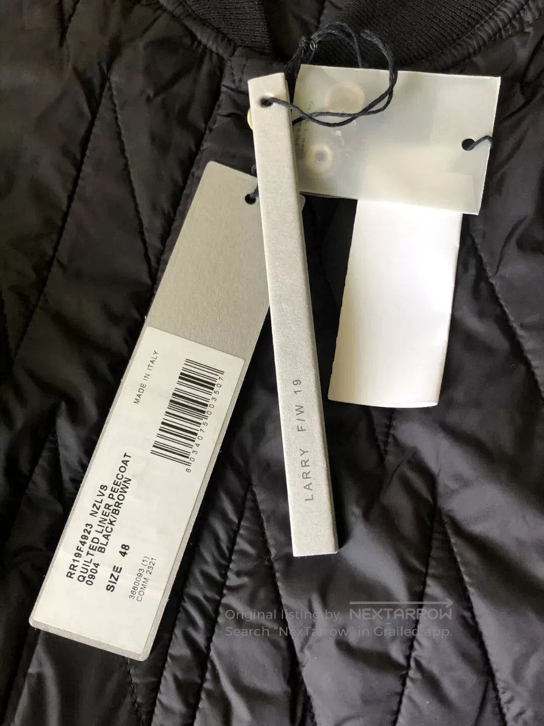 Rick Owens Rick Owens Quilted Down Jacket. Size US M / EU 48-50 / 2 - 6 Thumbnail