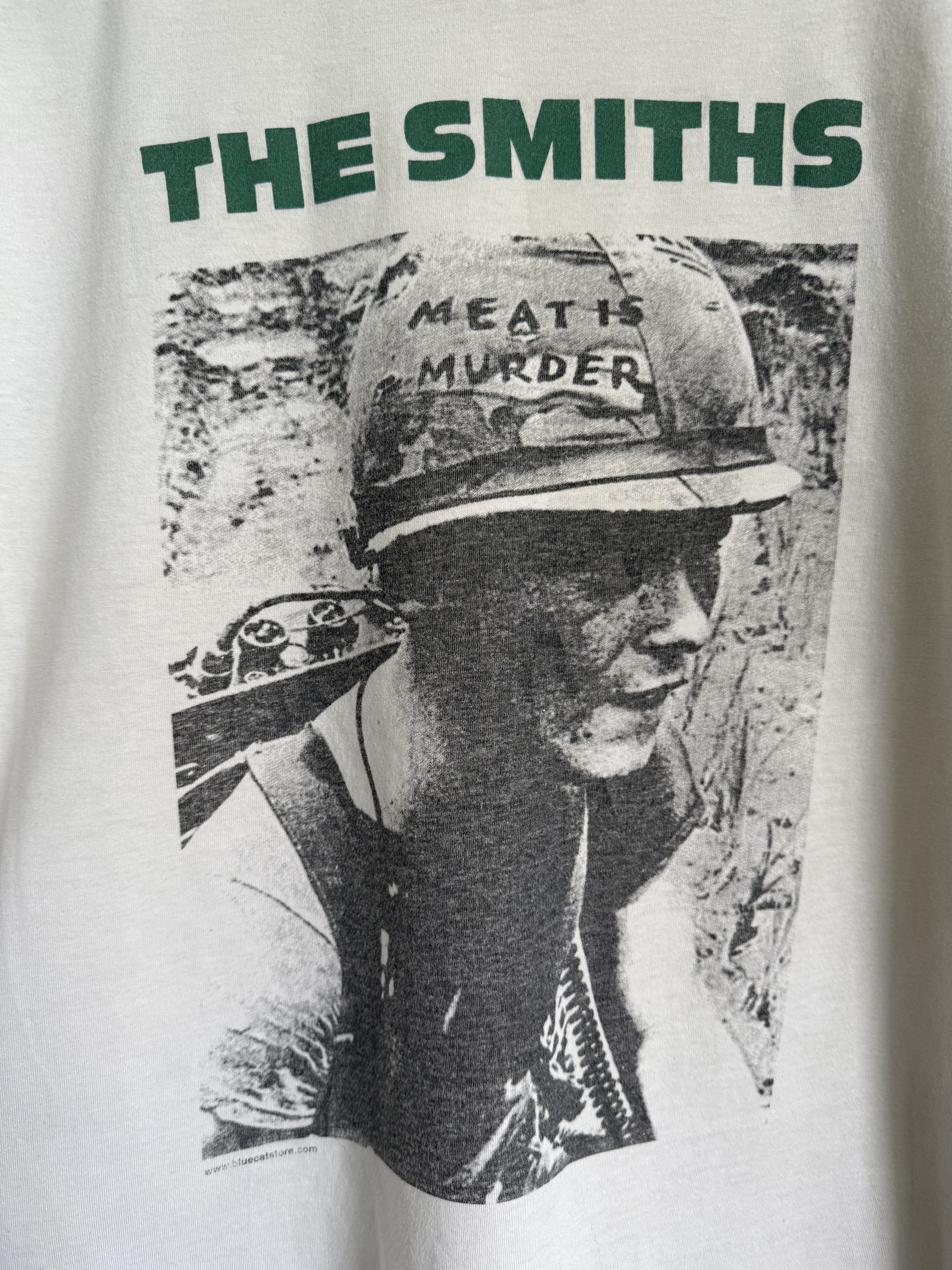 Band Tees Vintage 90s The Smiths Meat is a murder t-shirt Size US M / EU 48-50 / 2 - 2 Thumbnail
