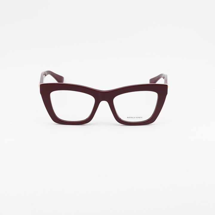 Bottega Veneta Bottega Veneta BV1215O 004 Eyeglasses Burgundy 50mm Cat Eye Size ONE SIZE - 6 Thumbnail
