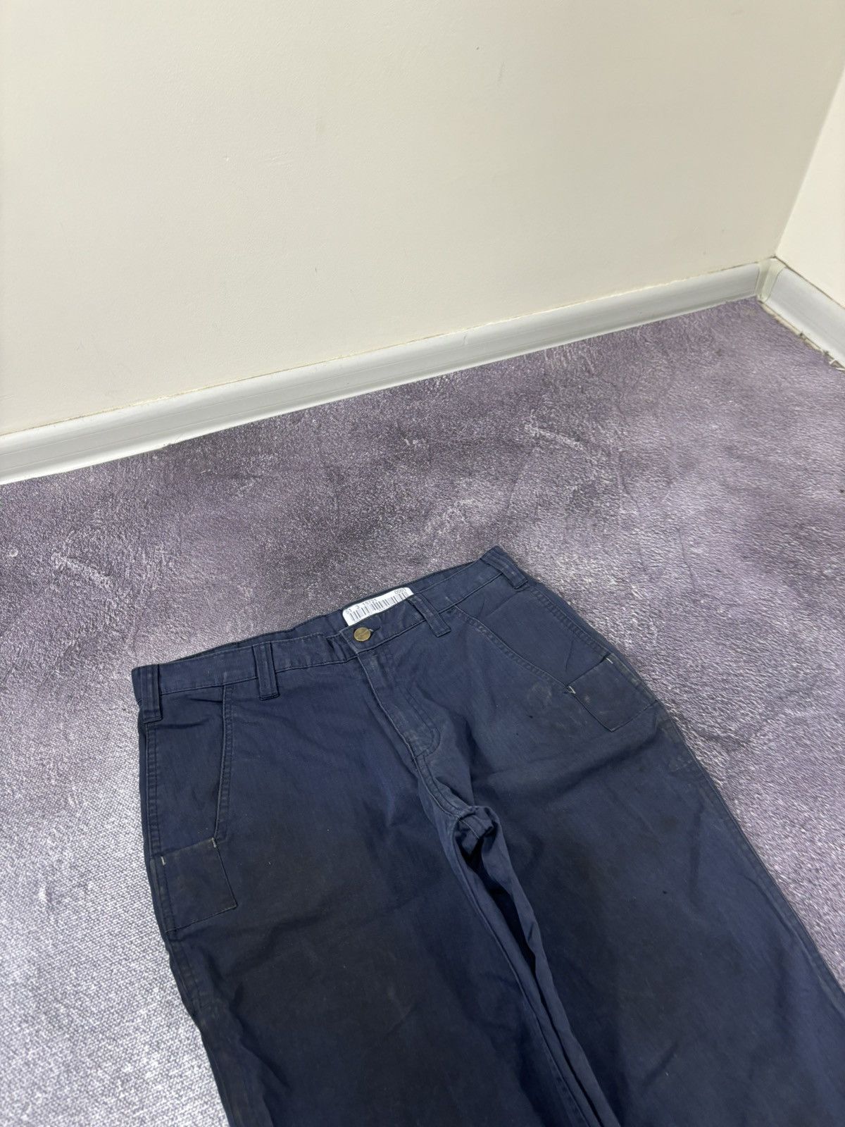 Carhartt Vintage Carhartt USA Navy Work Relaxed Fit Hype Pants Size US 30 / EU 46 - 10 Thumbnail