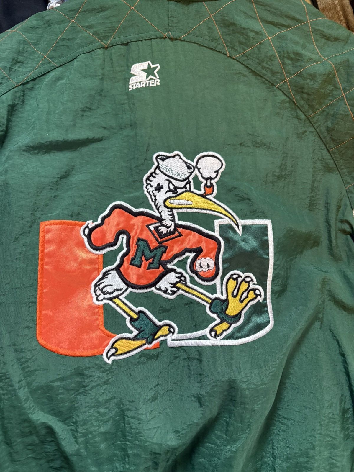 Starter Miami Hurricanes Starter jacket size large Size US L / EU 52-54 / 3 - 5 Thumbnail