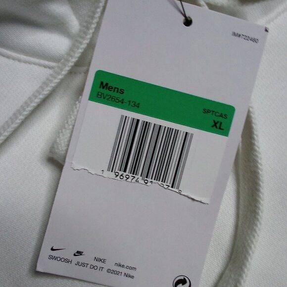 NCAA × Nike NWT Nike Oregon Ducks Elite Hoodie Sweatshirt White/White Size US L / EU 52-54 / 3 - 5 Thumbnail