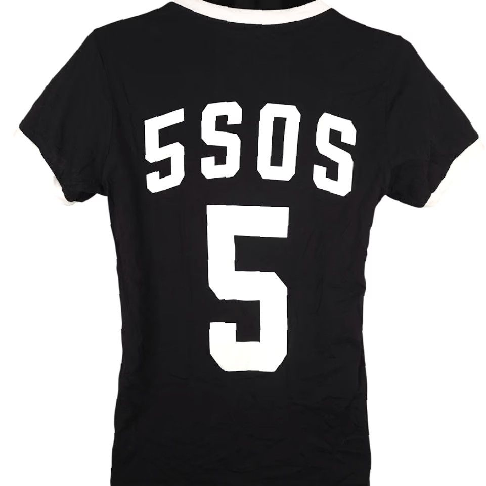 Vintage VINTAGE 5 Seconds Of Summer Shirt Womens Large Black 5SOS Ringer Tee Made In USA Size S / US 4 / IT 40 - 4 Thumbnail