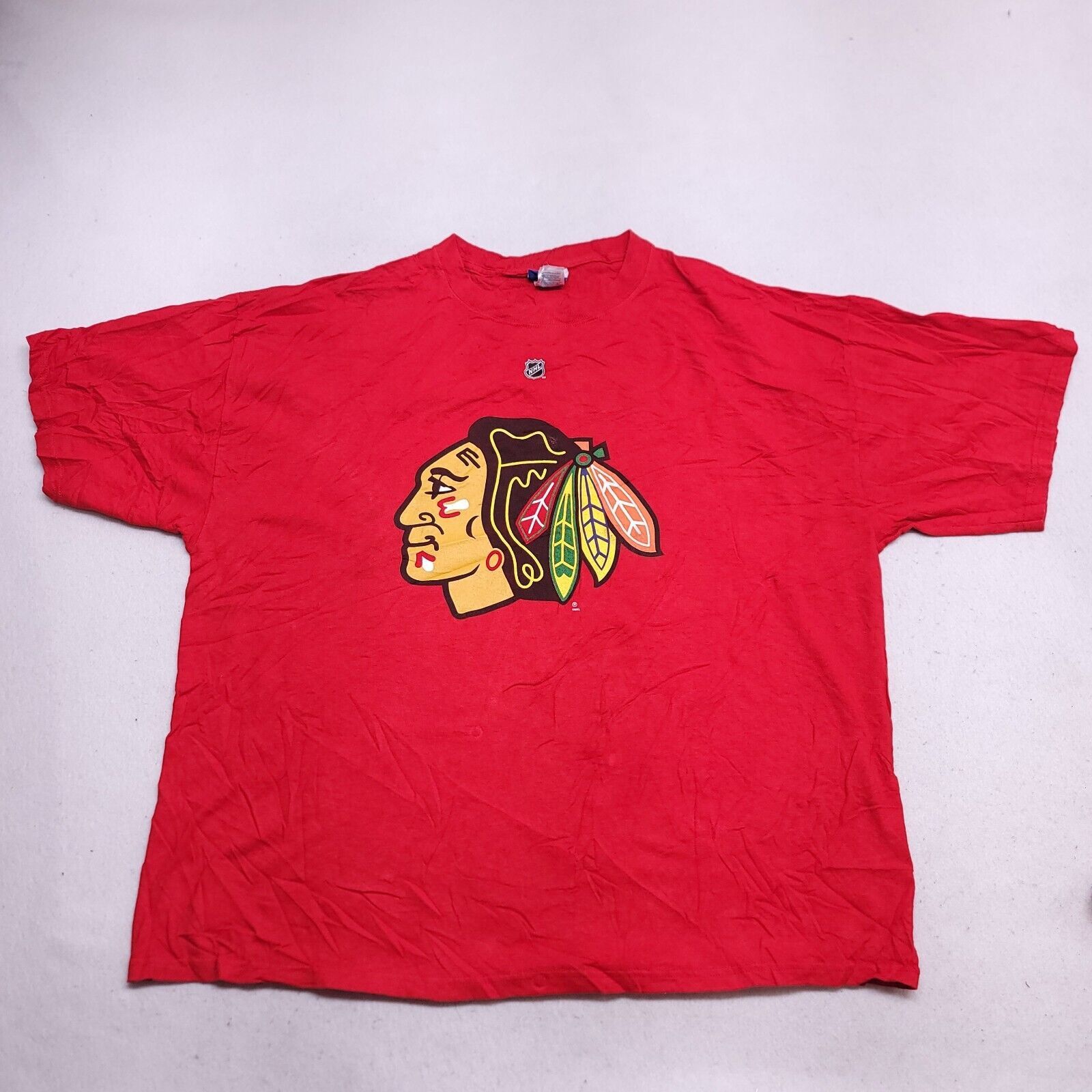 Reebok Reebok NHL Chicago Blackhowks #19 Toews T Shirt Mens Size XL Size US XL / EU 56 / 4 - 2 Thumbnail
