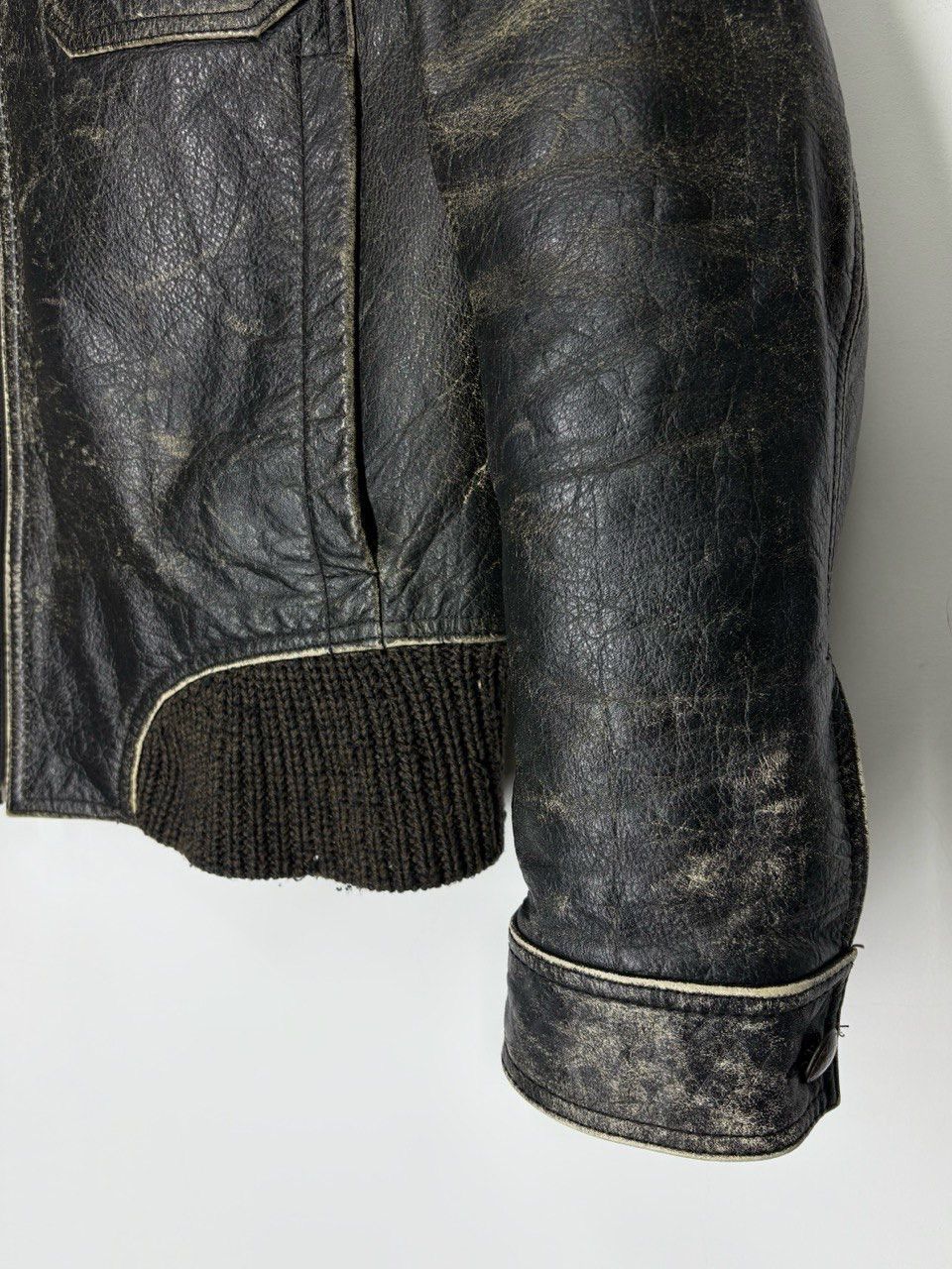 Hugo Boss Vintage 90s Hugo Boss Avant Garde Heavy Leather Jacket Size US M / EU 48-50 / 2 - 6 Thumbnail