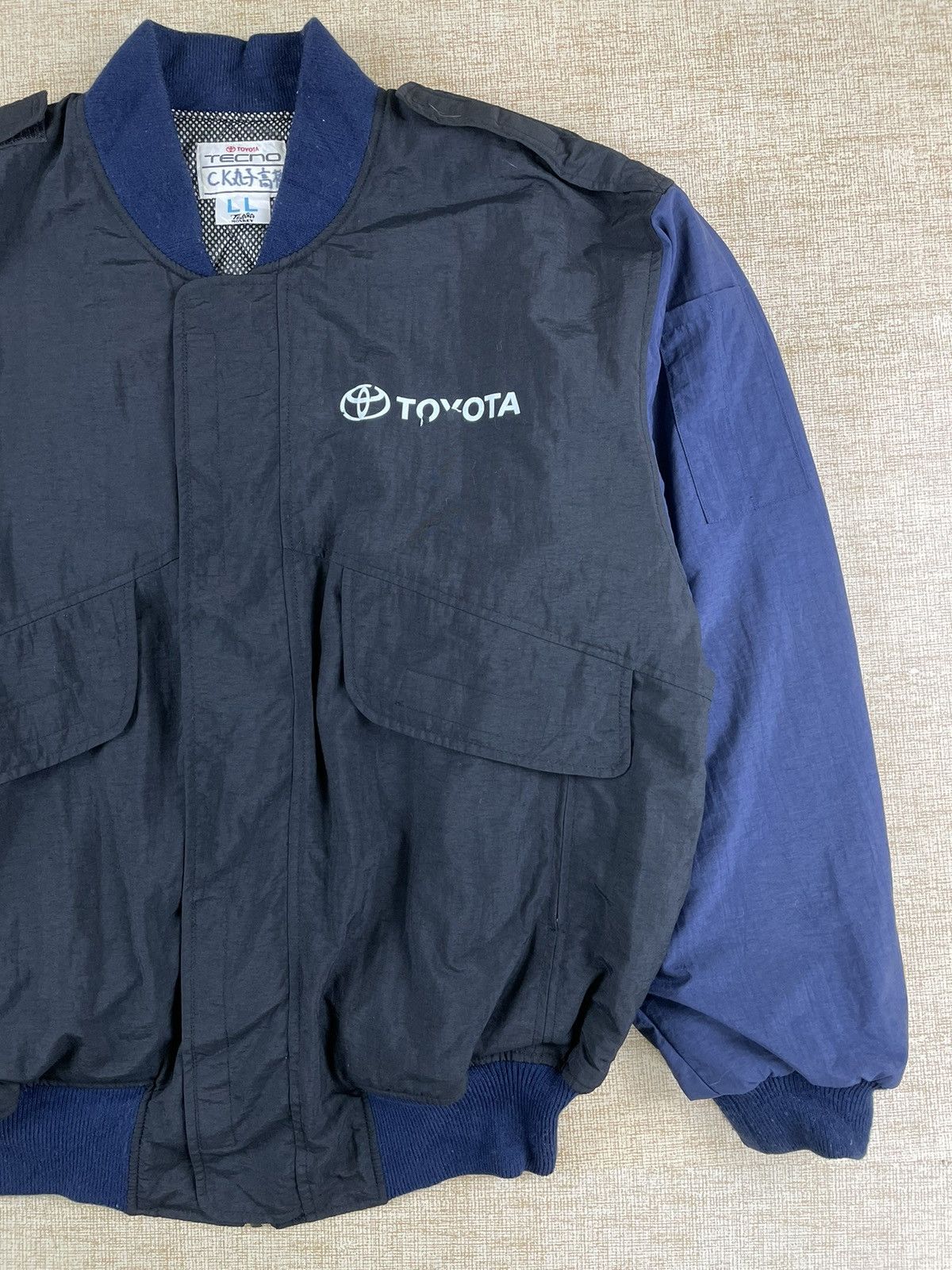 Vintage VINTAGE TOYOTA TECNO 90s Japan Racing Workwear Jacket Size US L / EU 52-54 / 3 - 4 Thumbnail