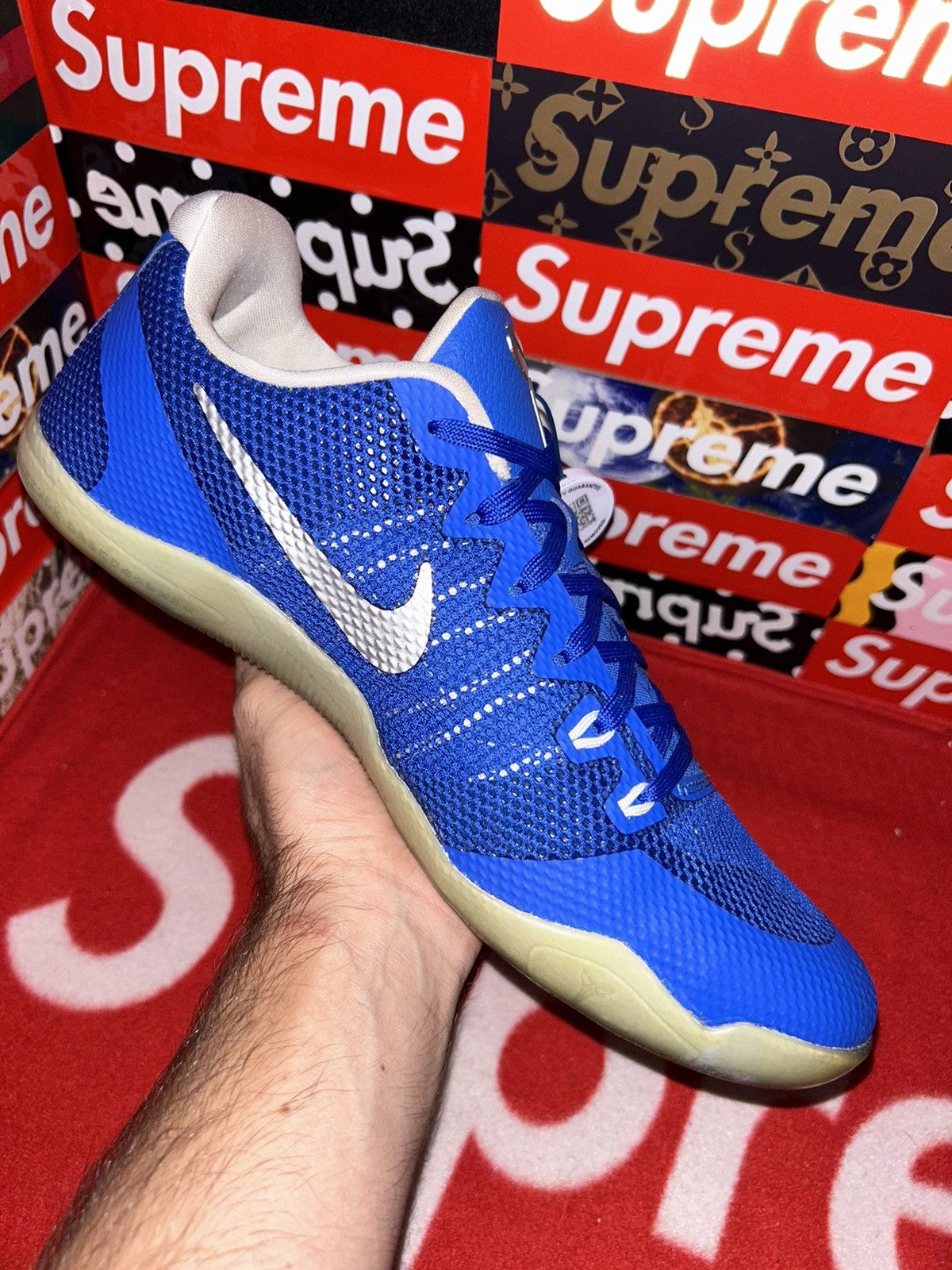 Nike Nike Kobe 11 Team Bank Game Royal 856485-441 size 12 Size US 12 / EU 45 - 8 Thumbnail