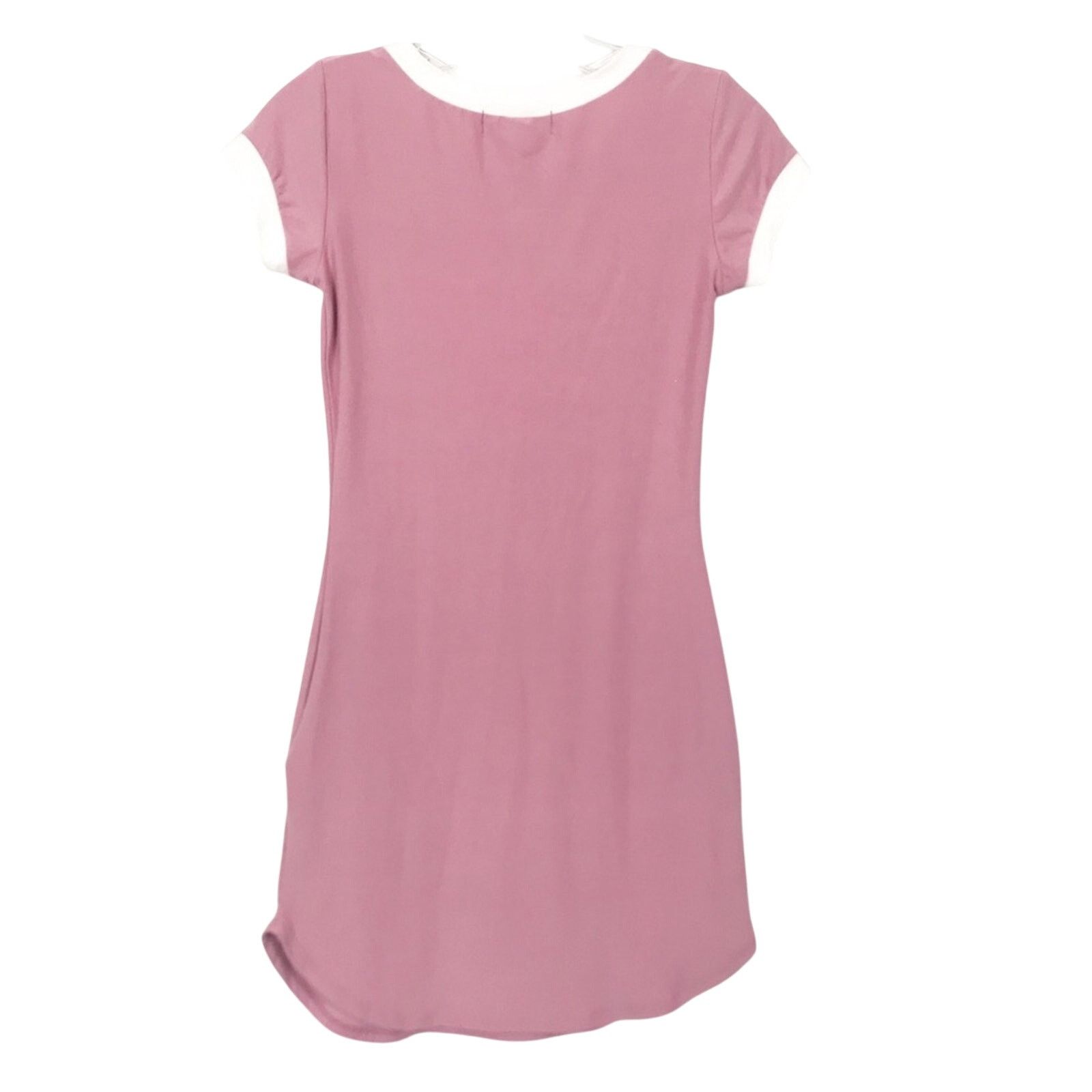Other Derek Heart Pink Ringer T-Shirt Dress Size S / US 4 / IT 40 - 4 Thumbnail