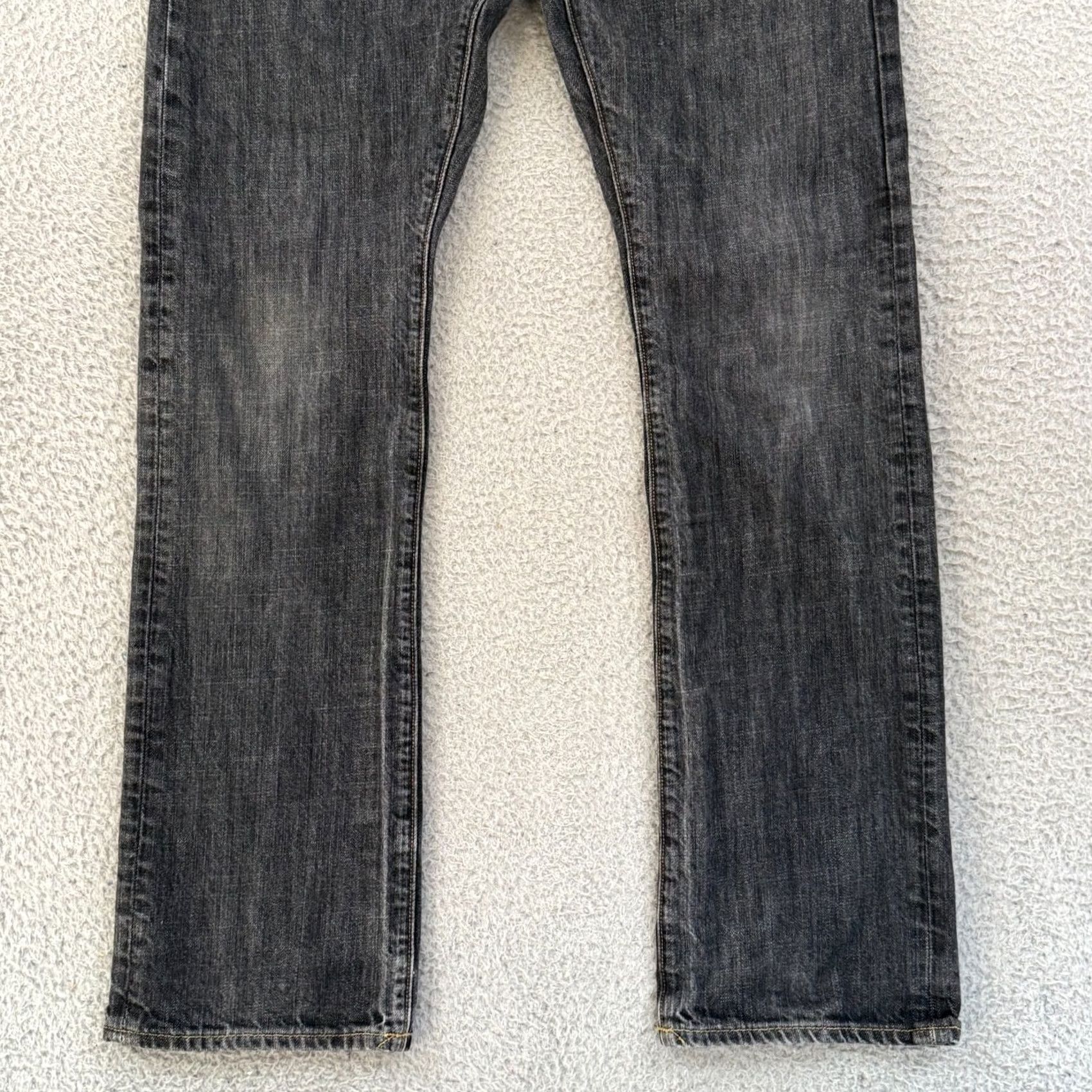 Gap Gap 1969 Jeans Mens 30x32 Black Straight Size US 30 / EU 46 - 3 Thumbnail