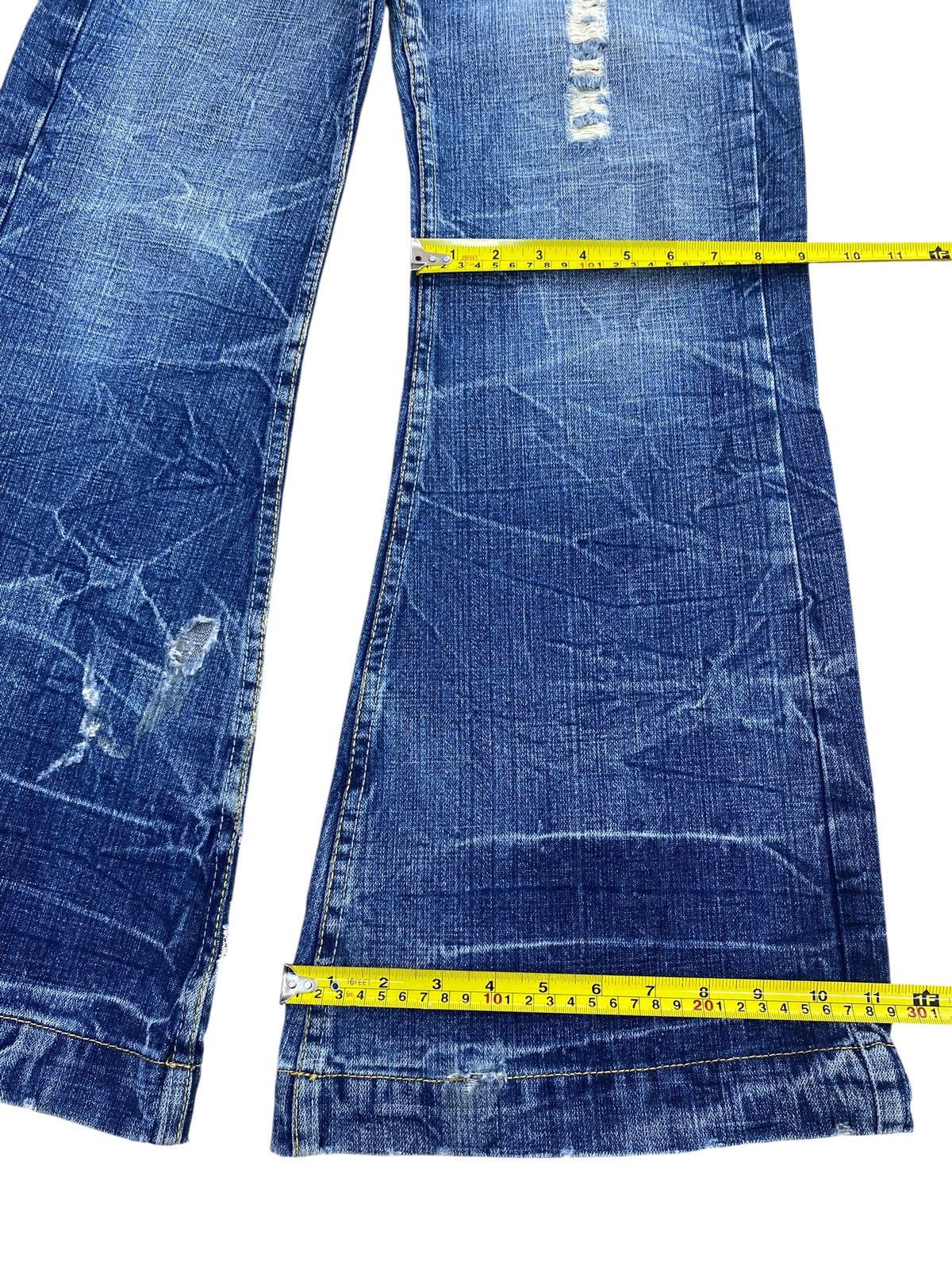 Other Africataro Brand Thunder Faded Wash Style Flare Jeans Size US 28 / EU 44 - 8 Thumbnail