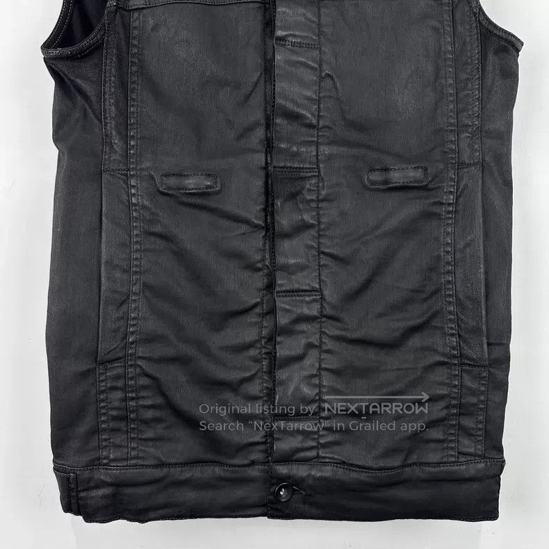 Rick Owens Rick Owens Waxed denim vest Size US S / EU 44-46 / 1 - 3 Thumbnail