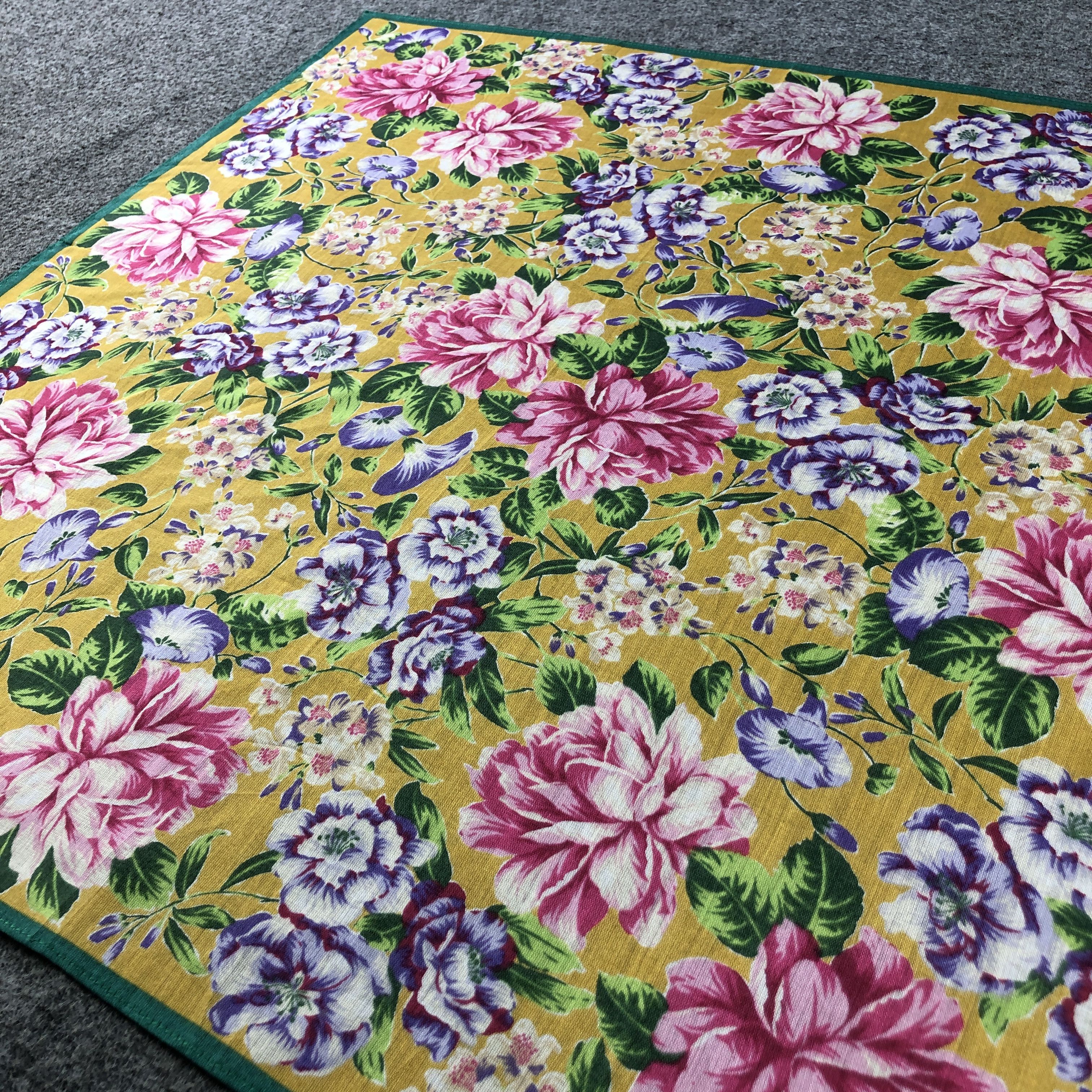 Kenzo Kenzo Floral Handkerchief Neckerchief Bandana H2378 Size ONE SIZE - 3 Thumbnail