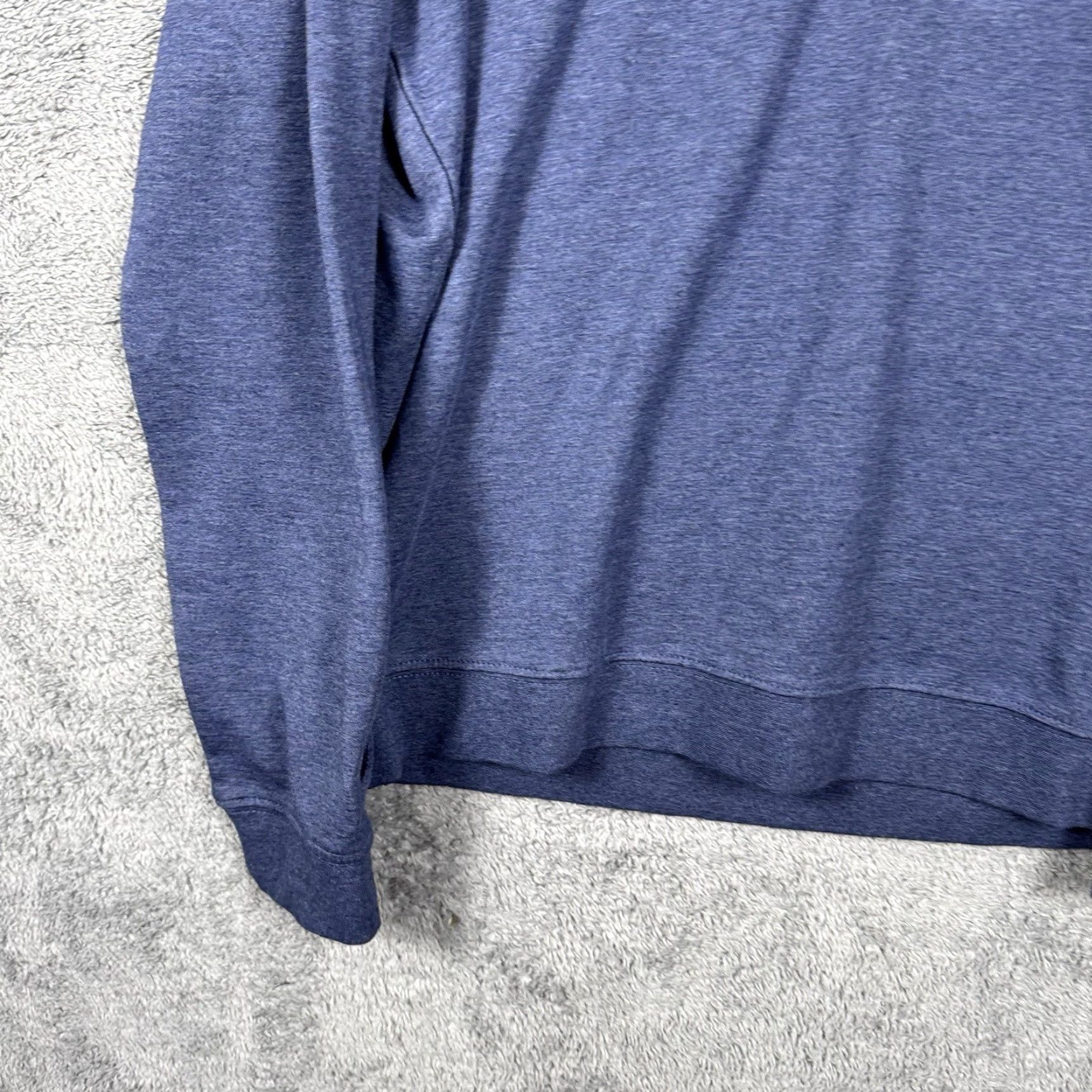 johnnie-O johnnie-O Sweater Pullover 1/4 Zip Men M Blue Mock Neck 1/4 Zip Logo Casual Preppy Beach Golf Outdoor - Mens Size US M / EU 48-50 / 2 - 4 Thumbnail