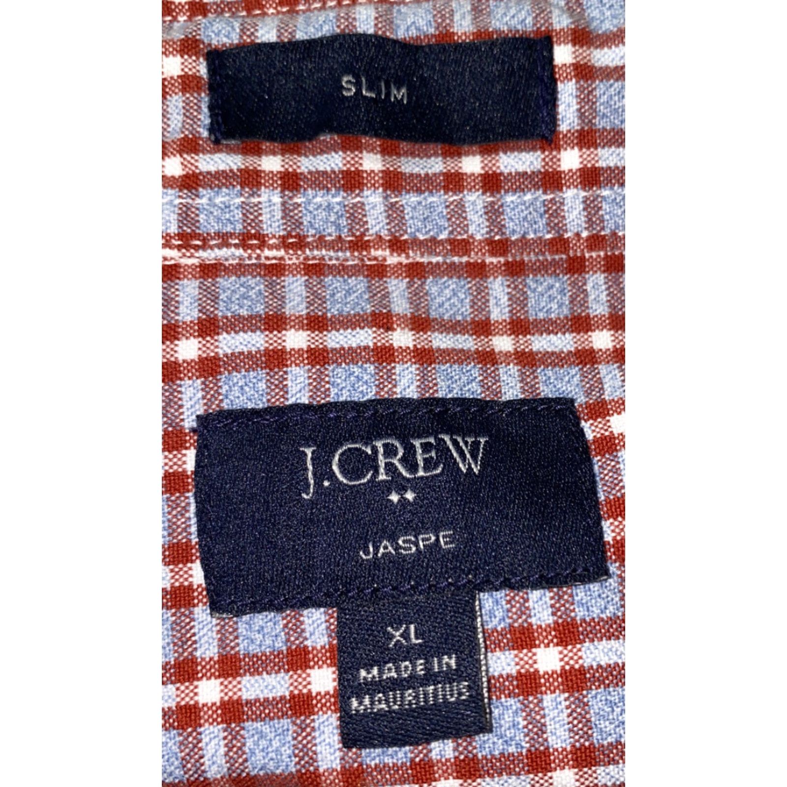 J.Crew J.Crew Mens Long Sleeve Button-Up Shirt Size XL Red/Gray Check Cotton Casual Size US XL / EU 56 / 4 - 6 Thumbnail