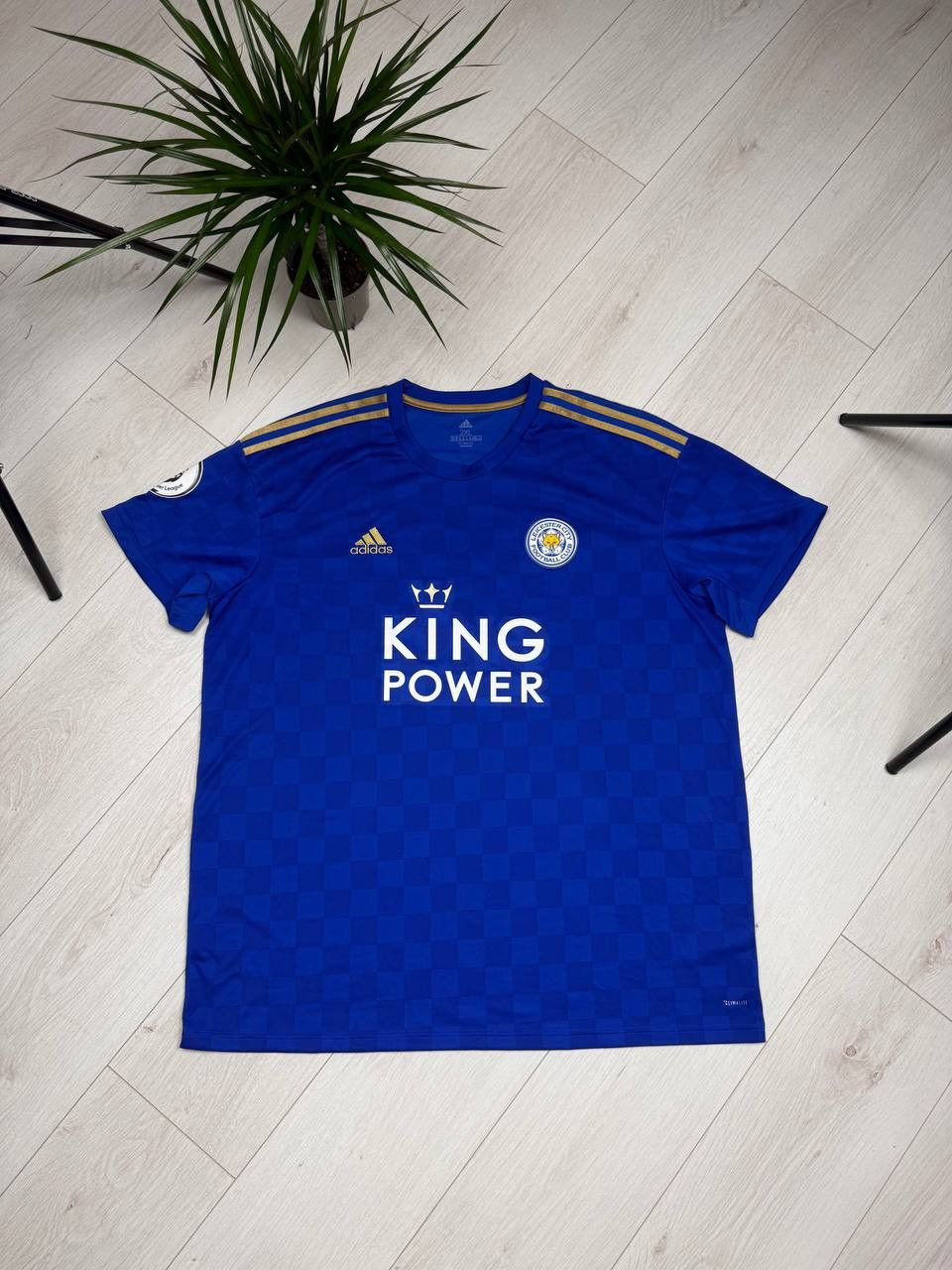 Adidas Vintage adidas Leicester soccer jersey 2019-2020 gold line Size US XXL / EU 58 / 5 - 1 Thumbnail