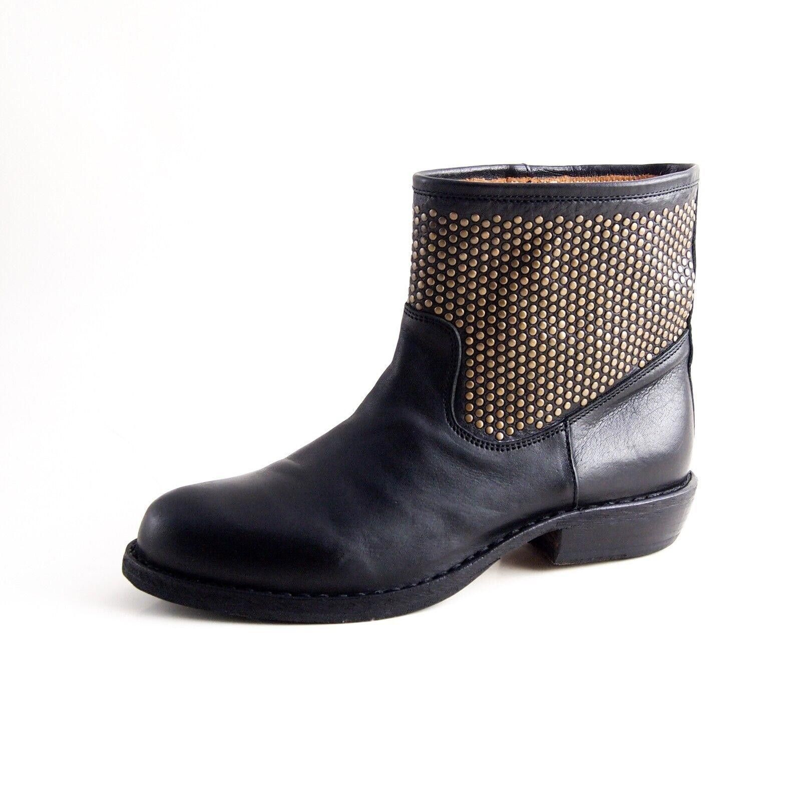 Fiorentini + Baker Fiorentini + Baker Biker Black Leather Studded US 7 EU 37 Size US 7 / IT 37 - 1 Thumbnail