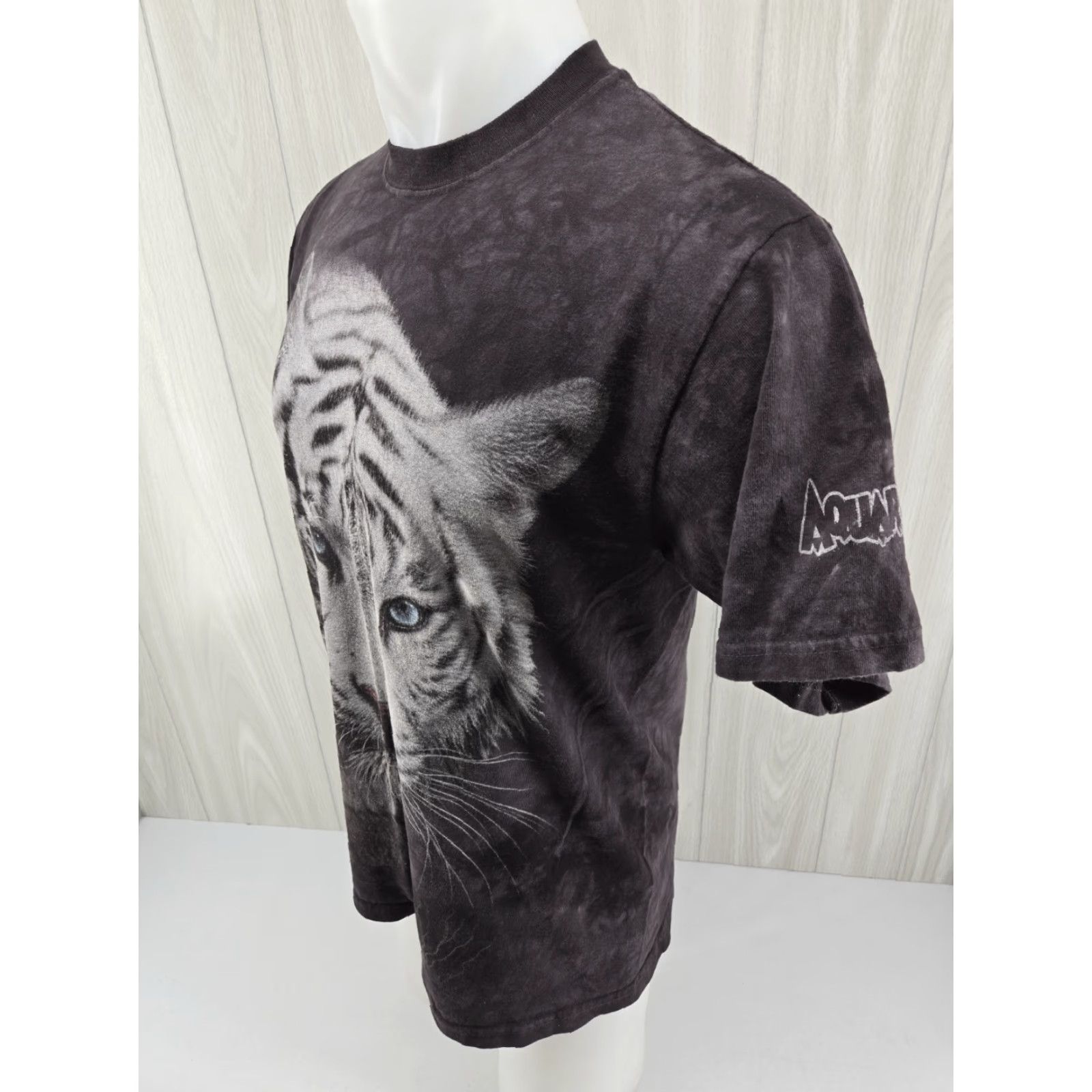 The Mountain VINTAGE The Mountain Black Tiger Tie Dye T Shirt M Mens Short Sleeve Crew Neck Cotton Size US M / EU 48-50 / 2 - 5 Thumbnail