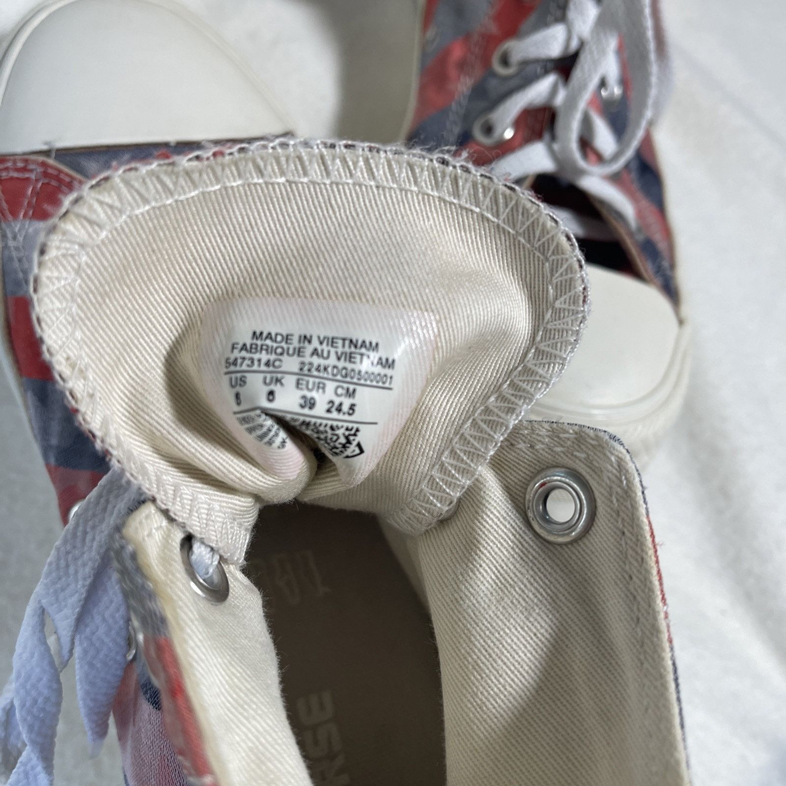 Converse Converse American Flag Hi Top Red White Blue US M-8/W10 Size US 10 / IT 40 - 7 Thumbnail