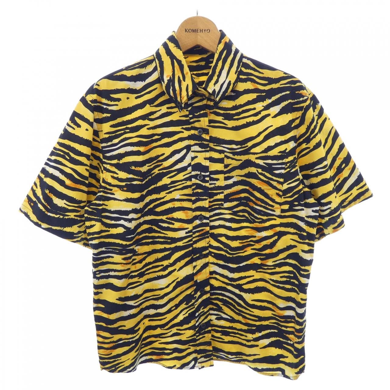 Prada Prada Prada S/S Shirt Cotton Tops P460CM DUTY FREE for USA Size ONE SIZE - 1 Thumbnail