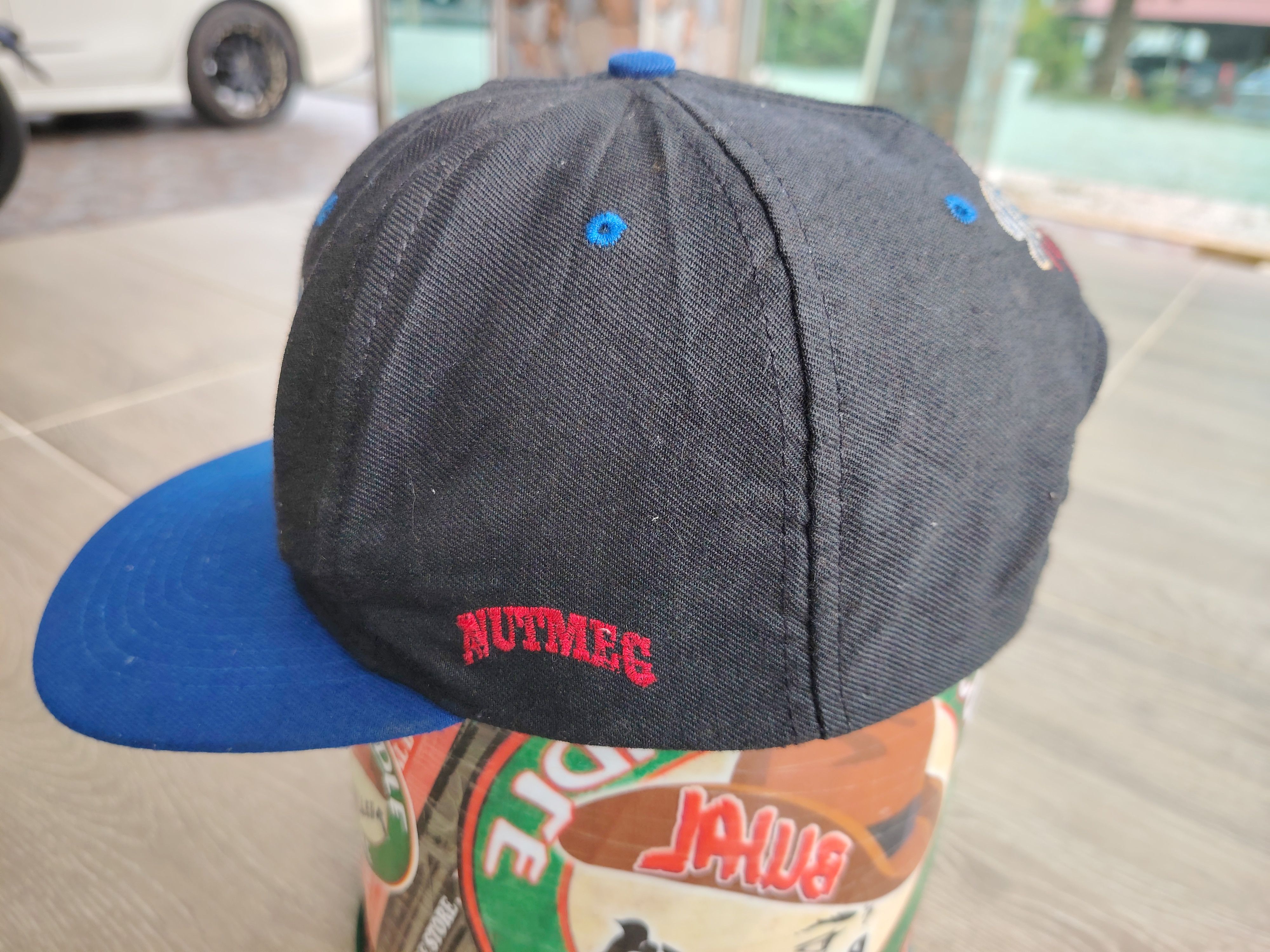MLB × Nutmeg Rare Vtg 90s HIDEO NOMO 16 LA DODGERS Hat NUTMEG USA WOOL Size ONE SIZE - 4 Thumbnail