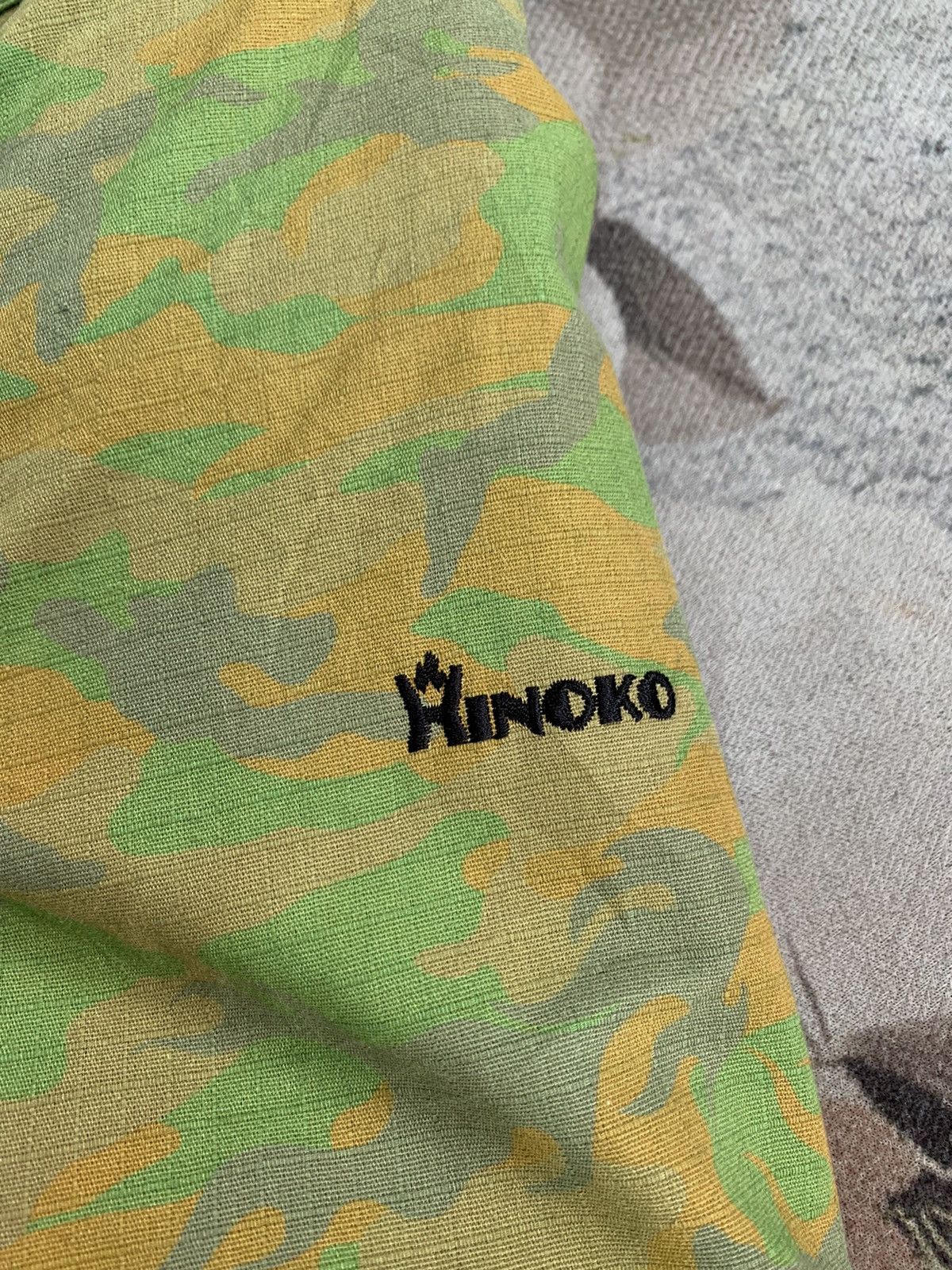 Japanese Brand Kriff Mayor Camo Fire Wood World Wide Camp Jacket Hooded Size US S / EU 44-46 / 1 - 6 Thumbnail