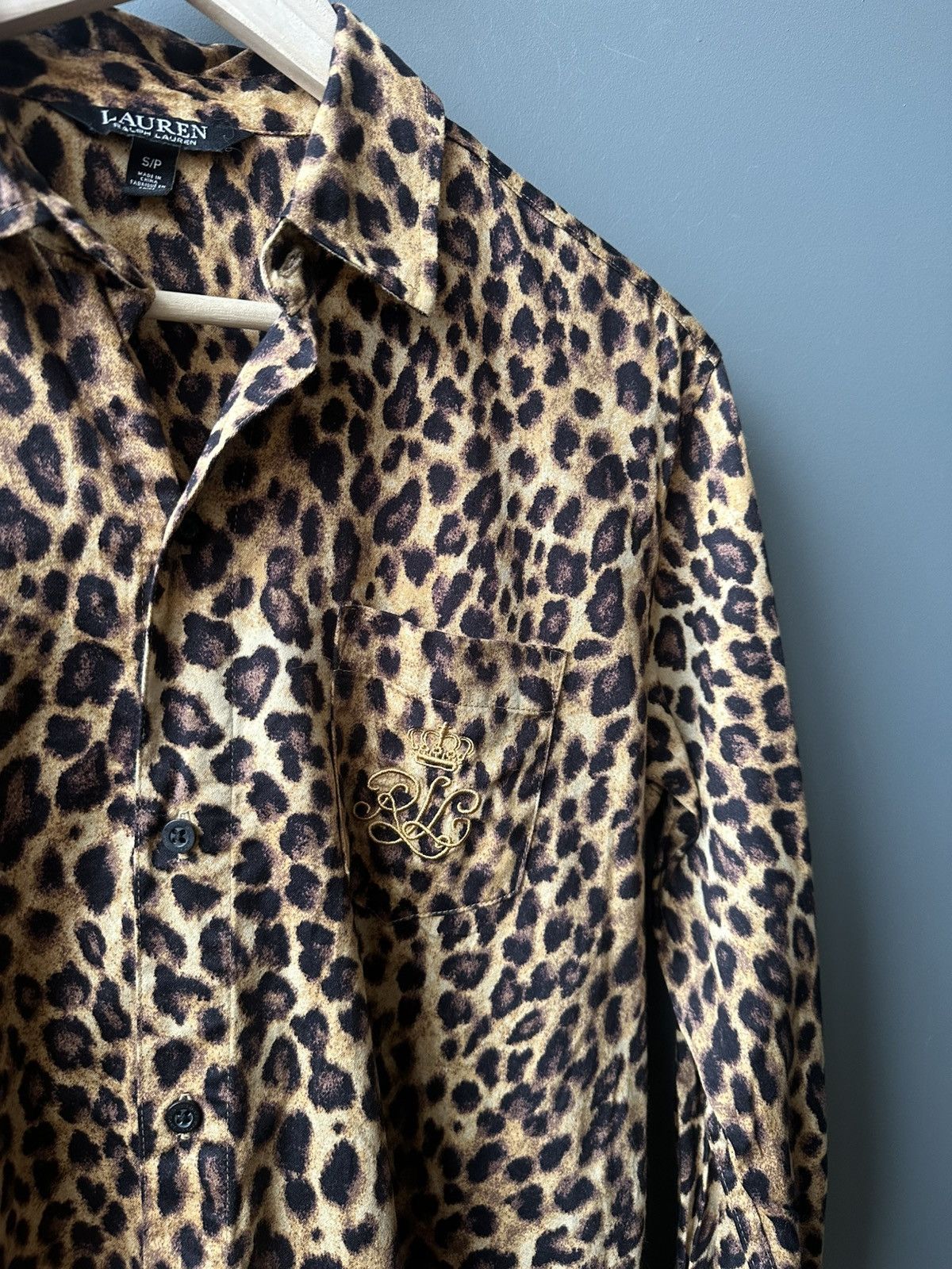 Lauren Ralph Lauren Lauren Ralph Lauren Womens Leopard Long Shirt Size S Size S / US 4 / IT 40 - 3 Thumbnail